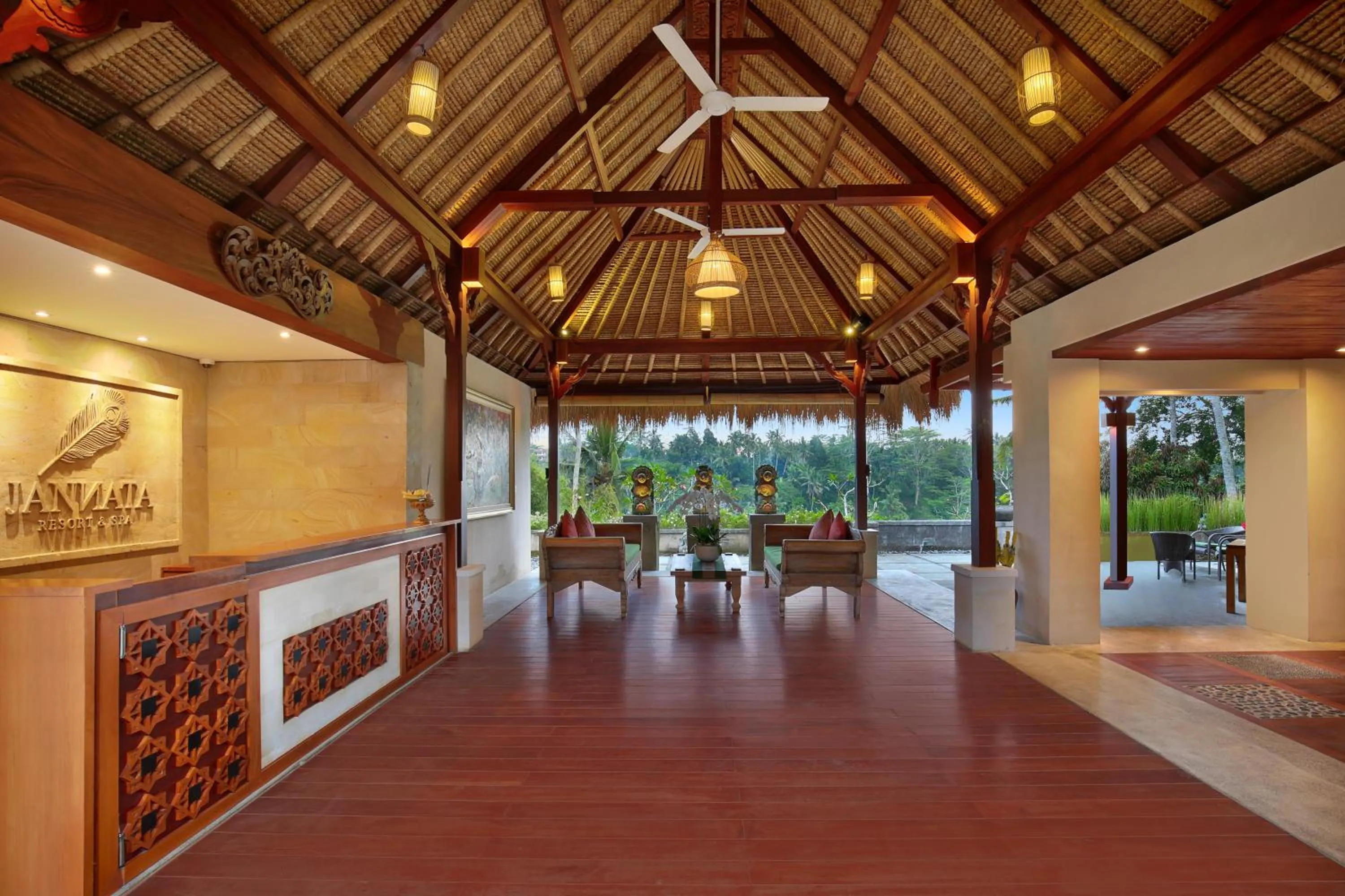 Lobby or reception in Jannata Resort and Spa