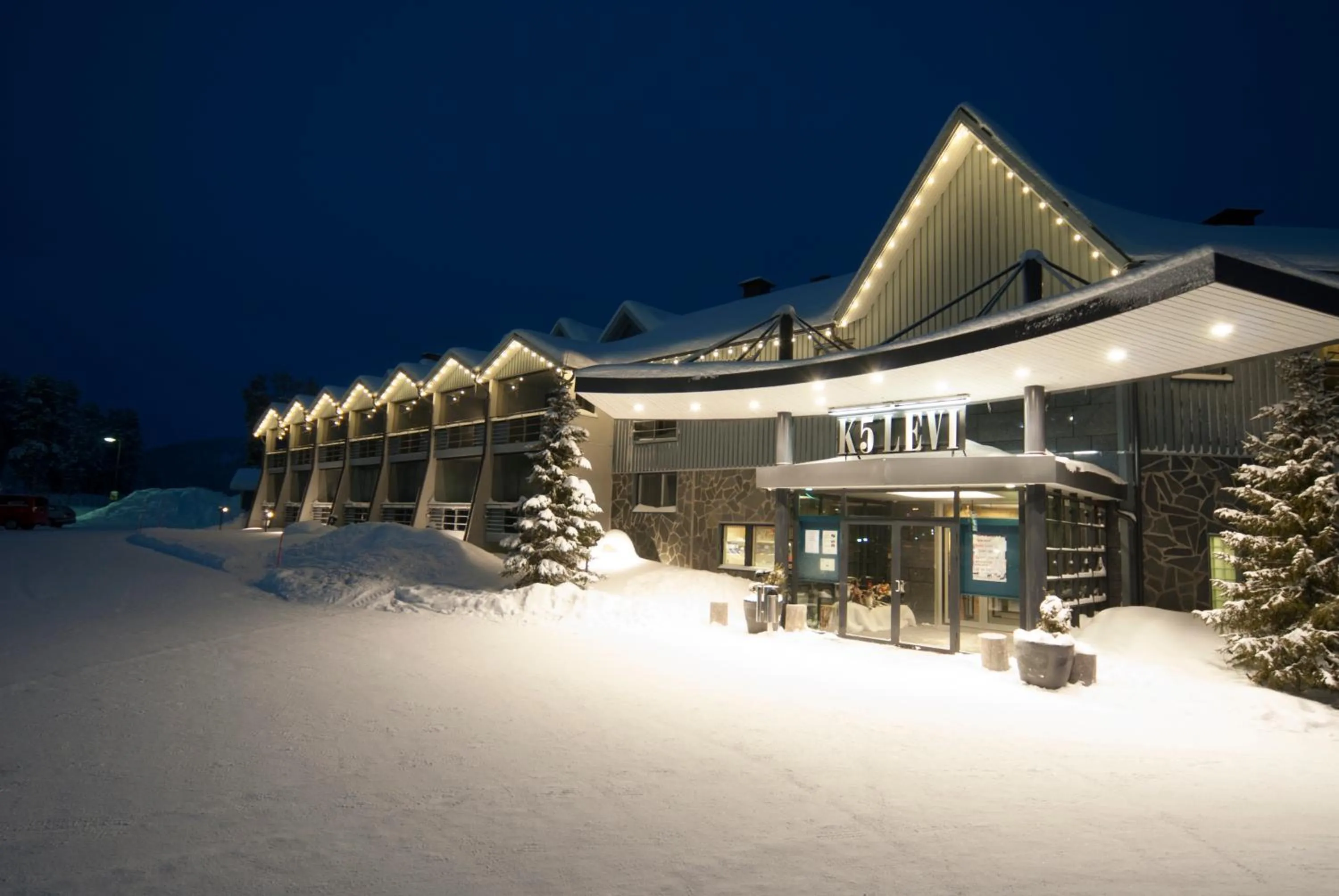 Facade/entrance in Hotel K5 Levi and K5 Villas