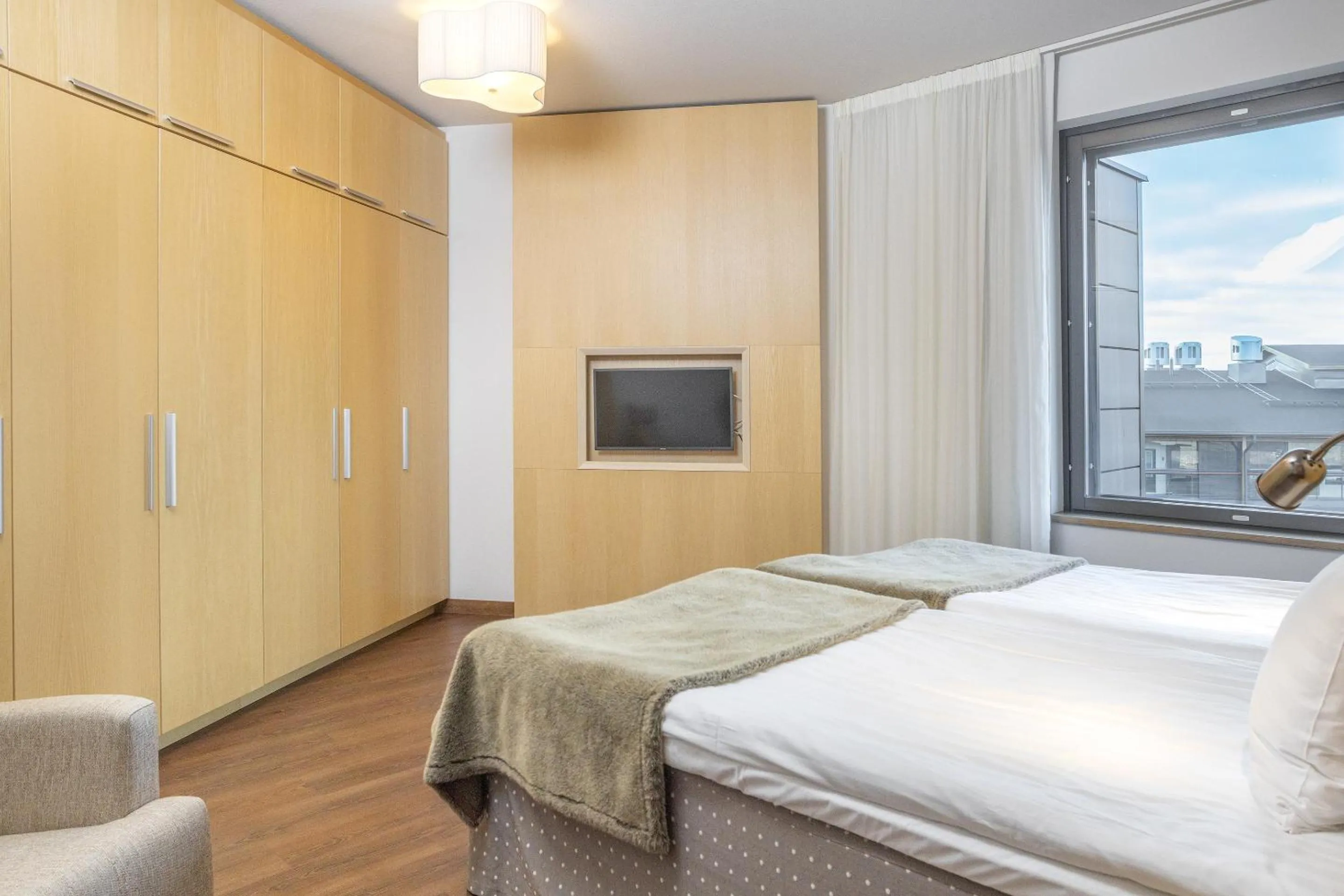 Bed in Hotel Levi Panorama