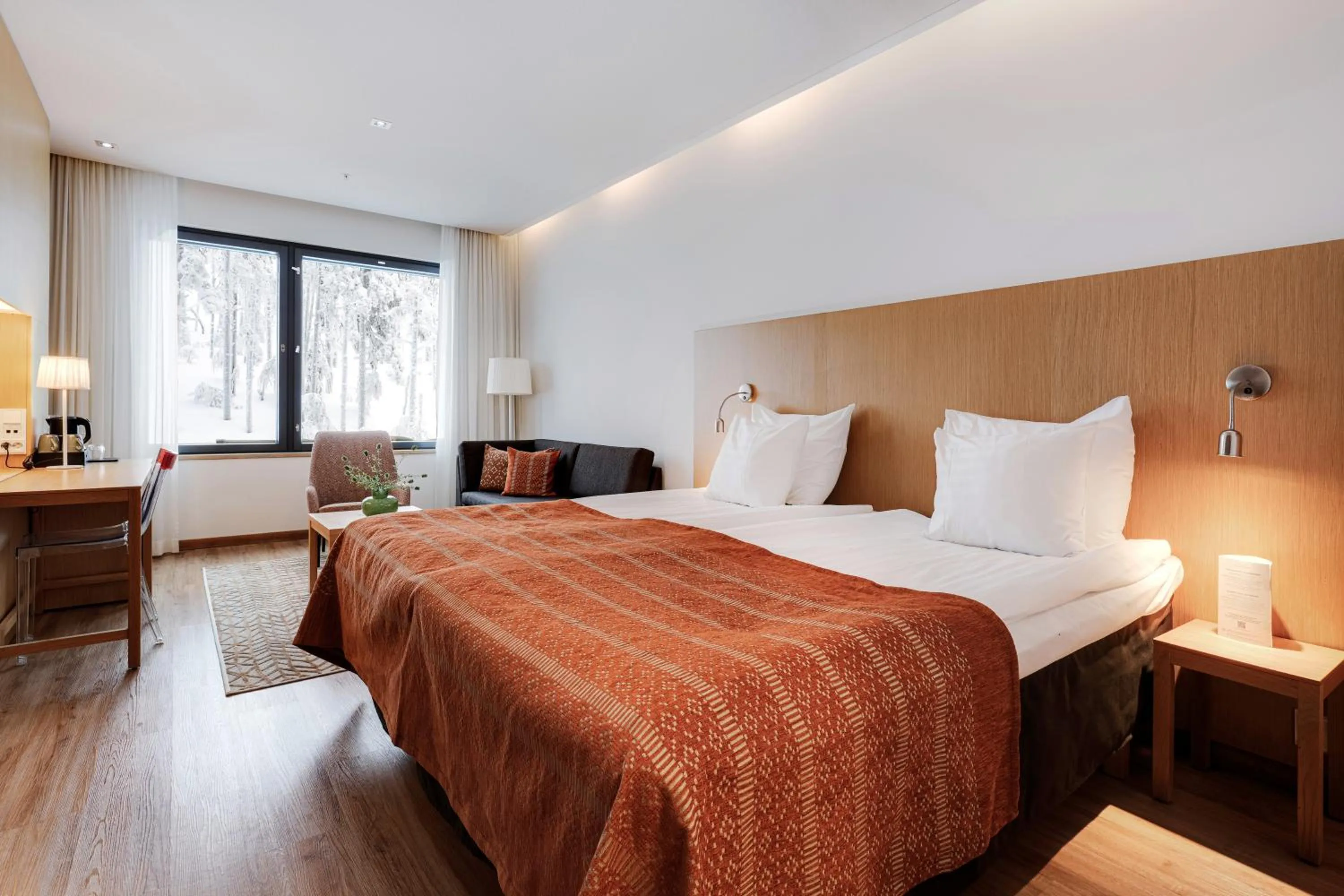 Bedroom, Bed in Hotel Levi Panorama