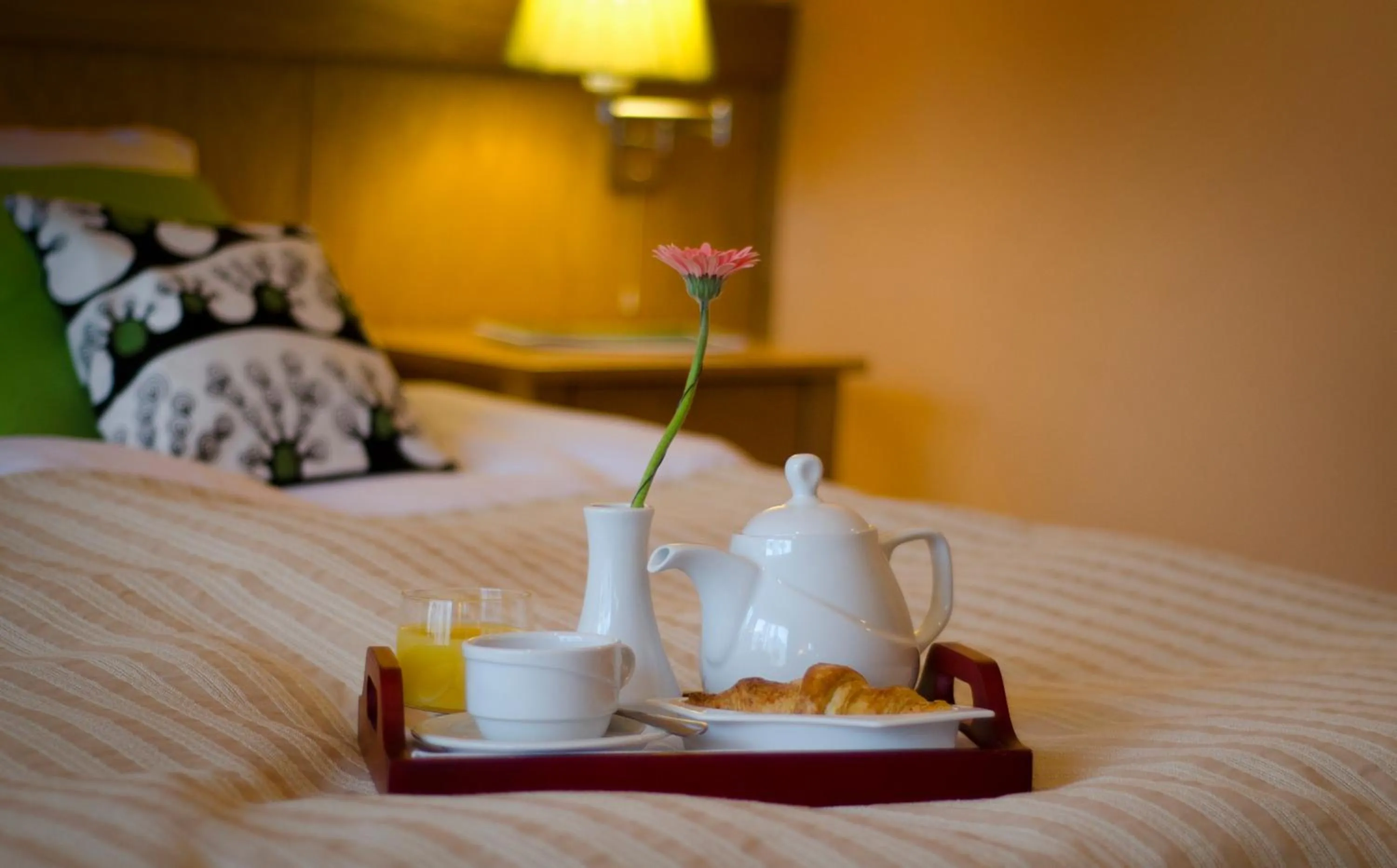 Decorative detail, Bed in Hotel - Restaurant Gonduzo