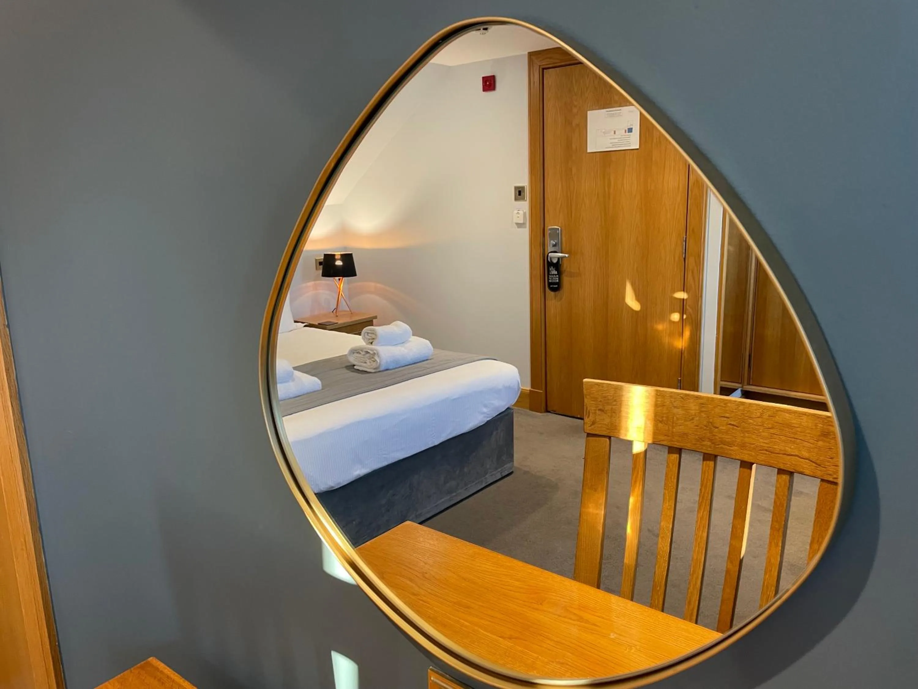 Bed in The Ship Inn - Winner Best Hotel Experience 2024 Visit Scotland
