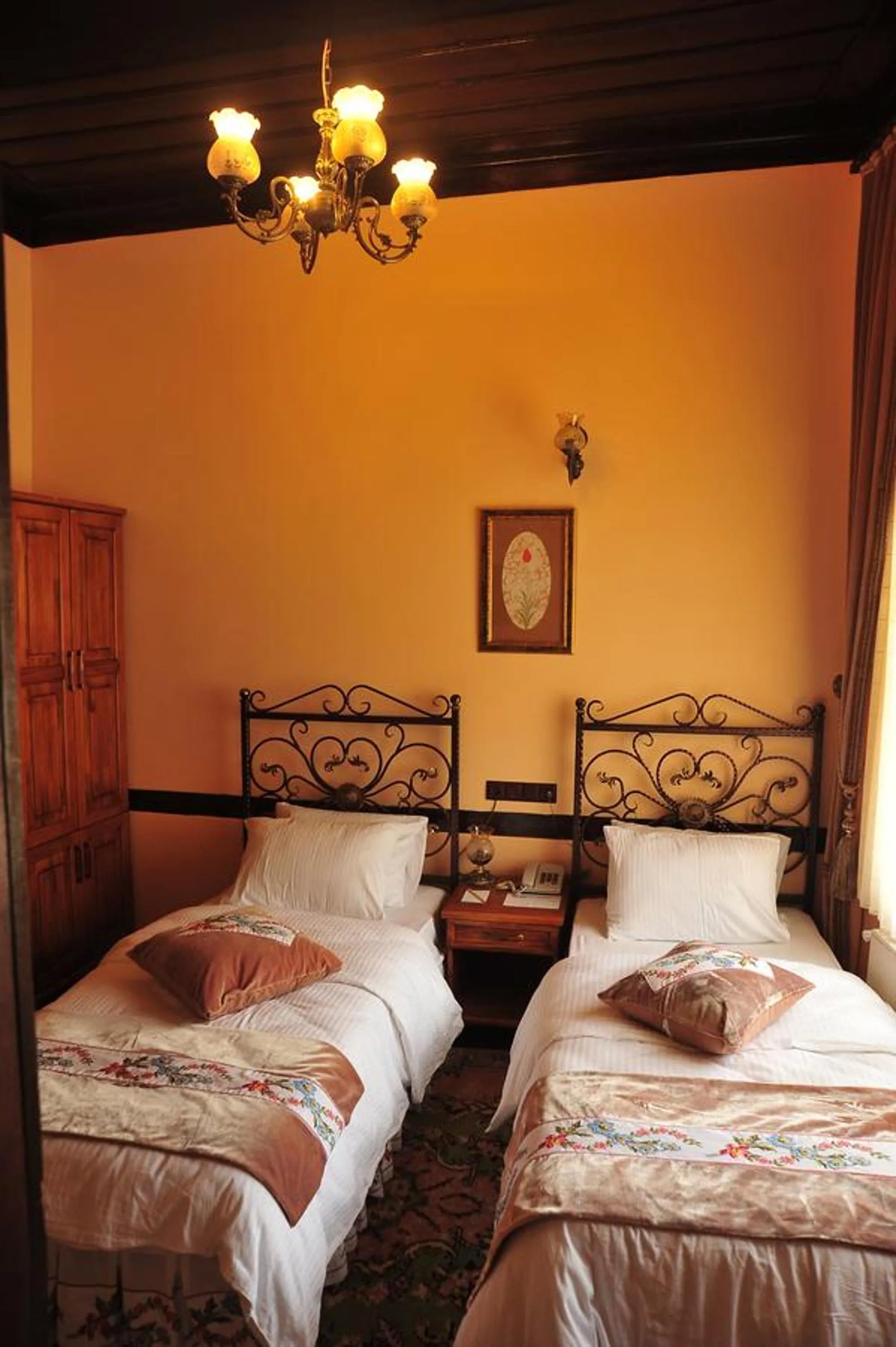 Decorative detail, Bed in Aksehir Butik Hotel