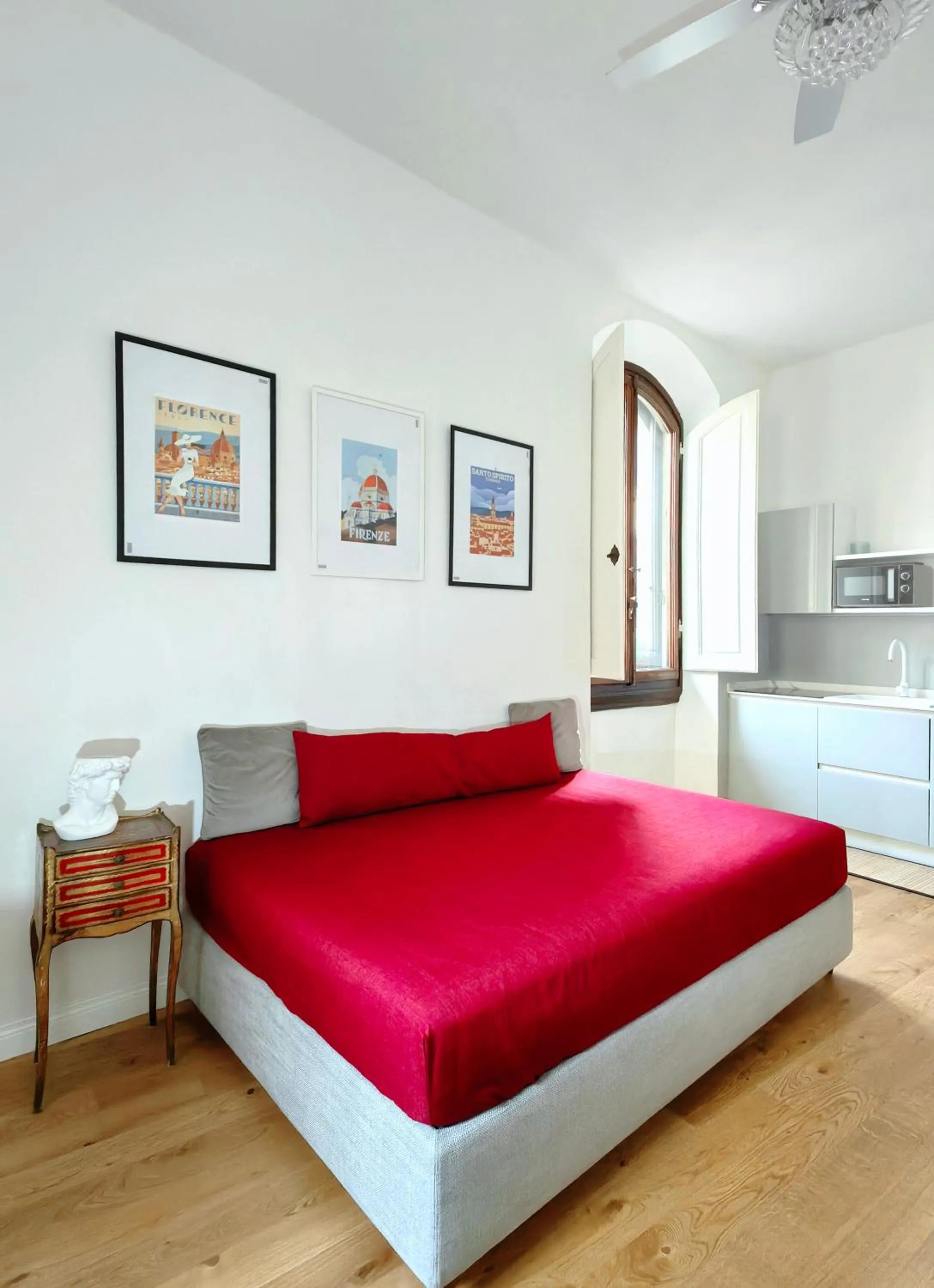 Living room, Bed in My Guest in Florence