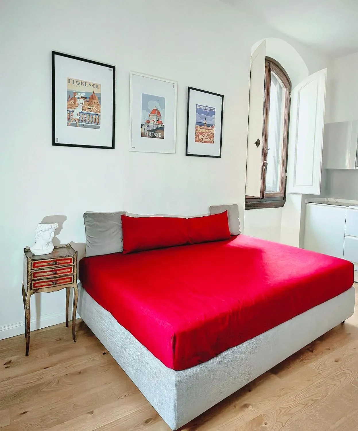 Living room, Bed in My Guest in Florence