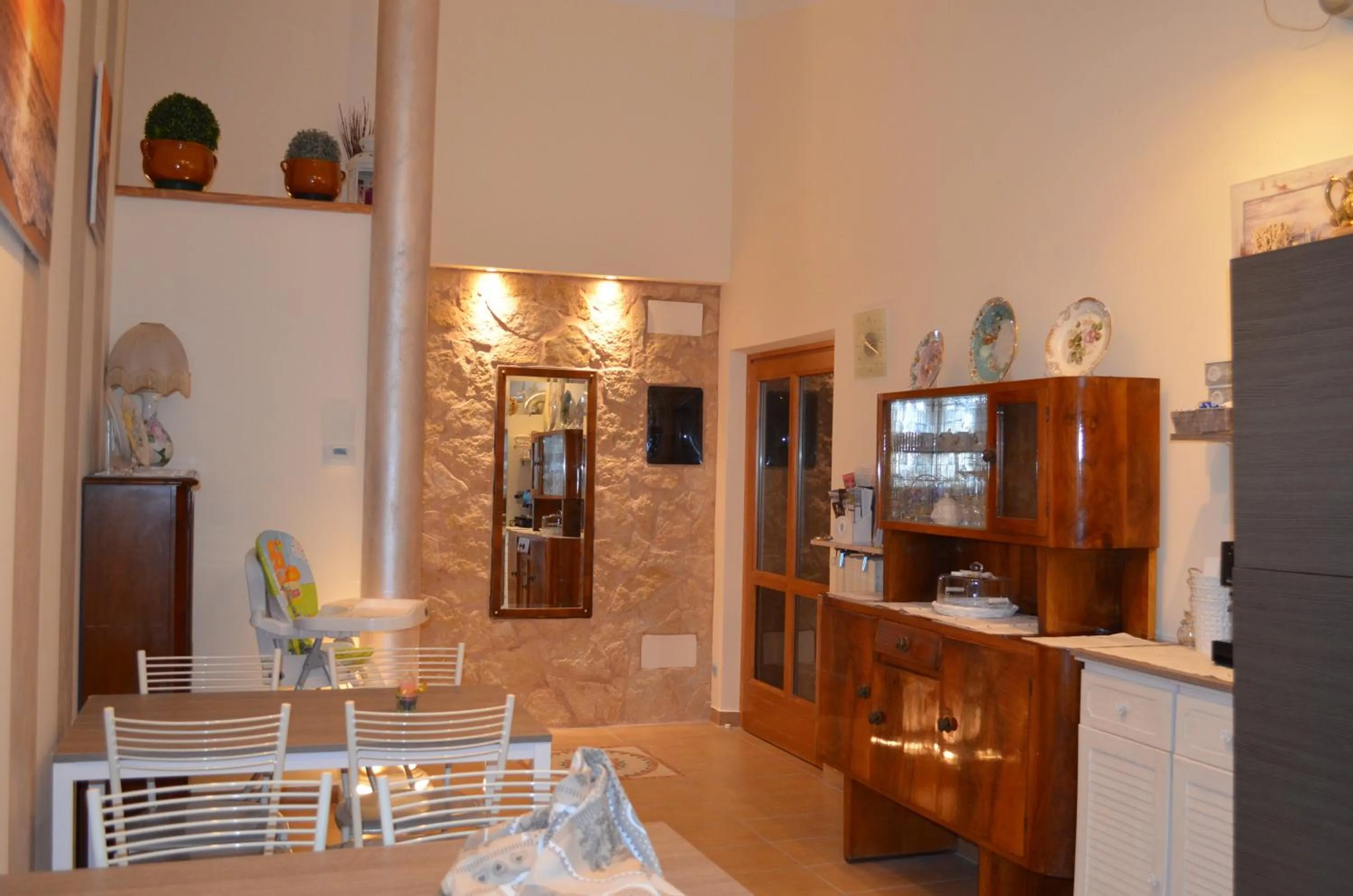 Kitchen or kitchenette in La Gemma B&B