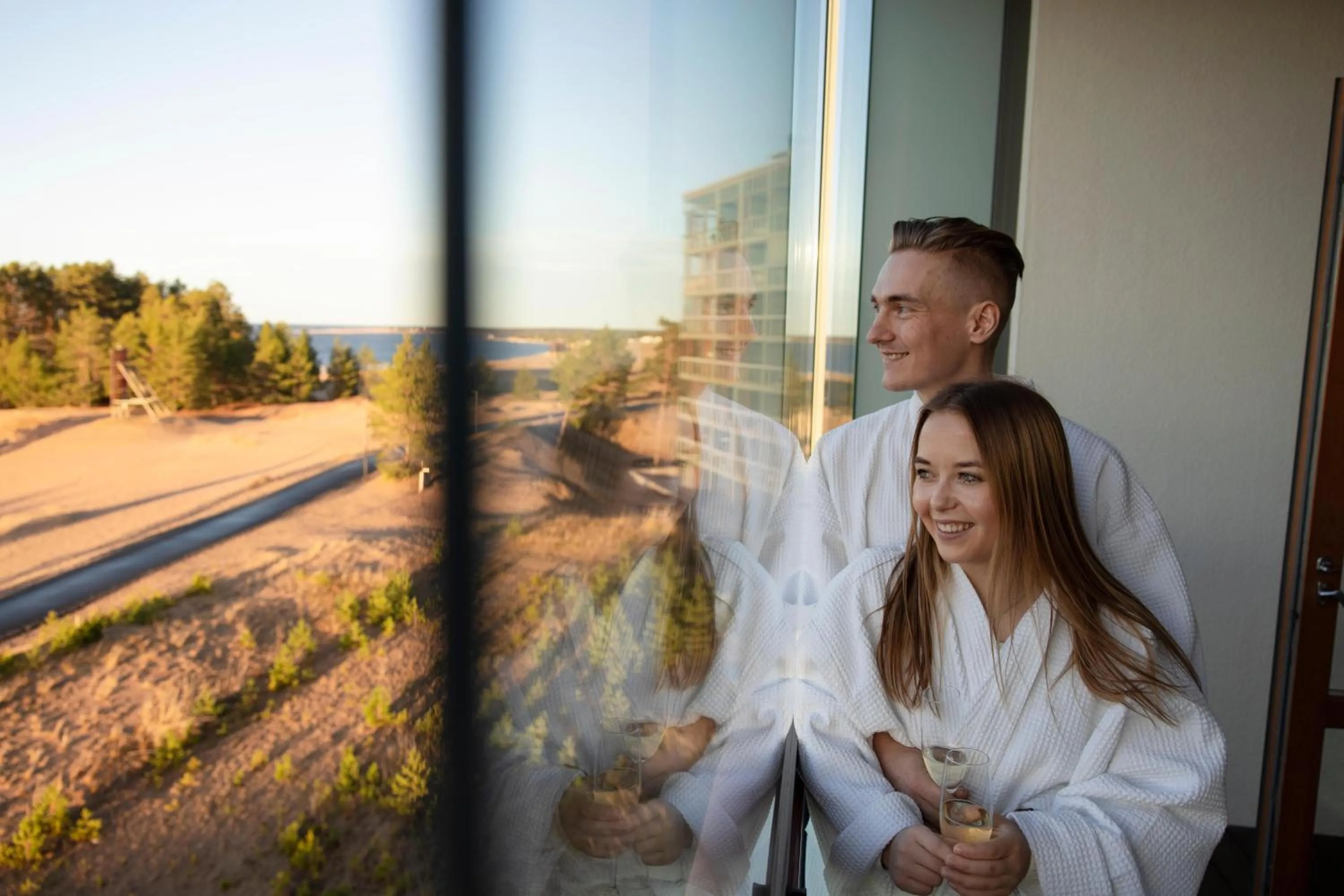 People in Santa's Resort & Spa Hotel Sani