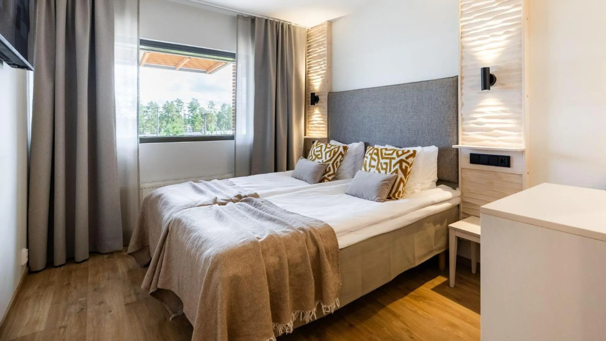 Photo of the whole room, Bed in Santa's Resort & Spa Hotel Sani