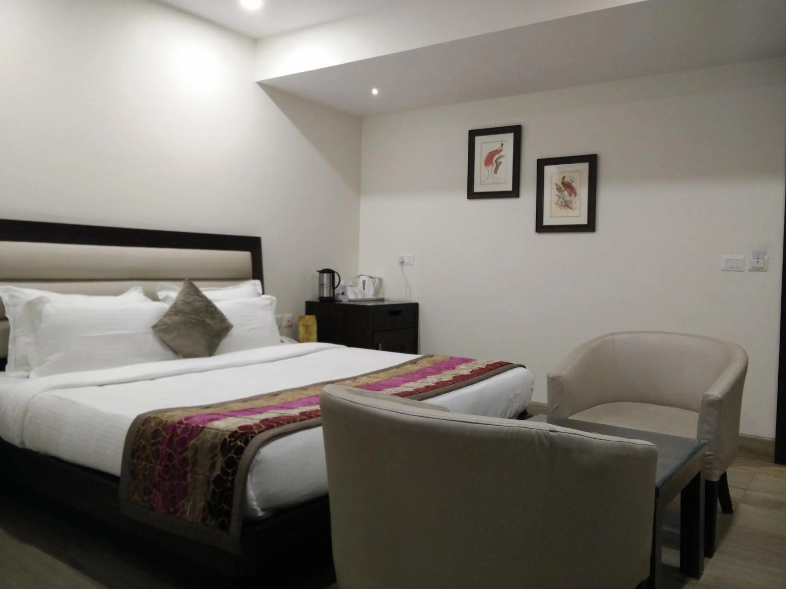 Bed in Hotel Central Palace