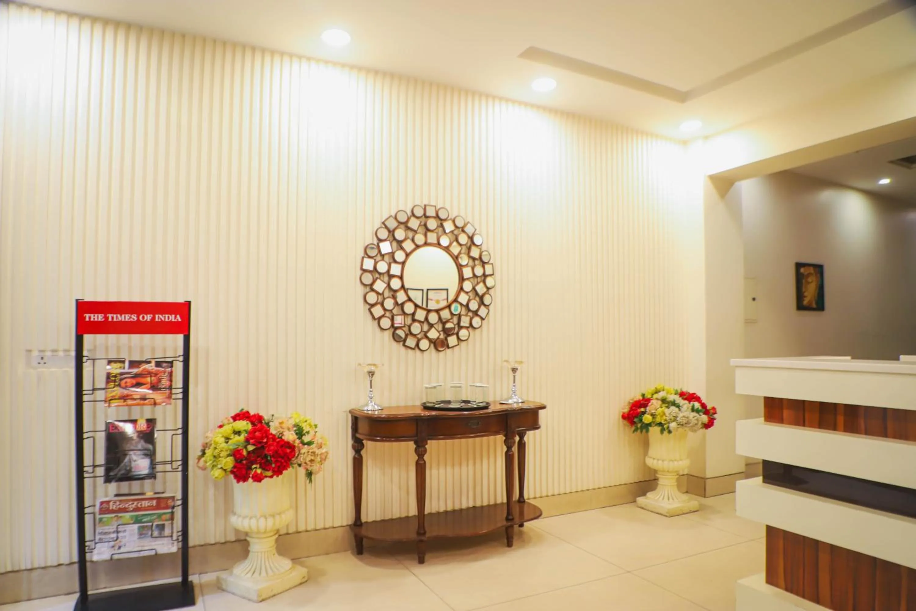 Lobby or reception in Hotel Central Palace