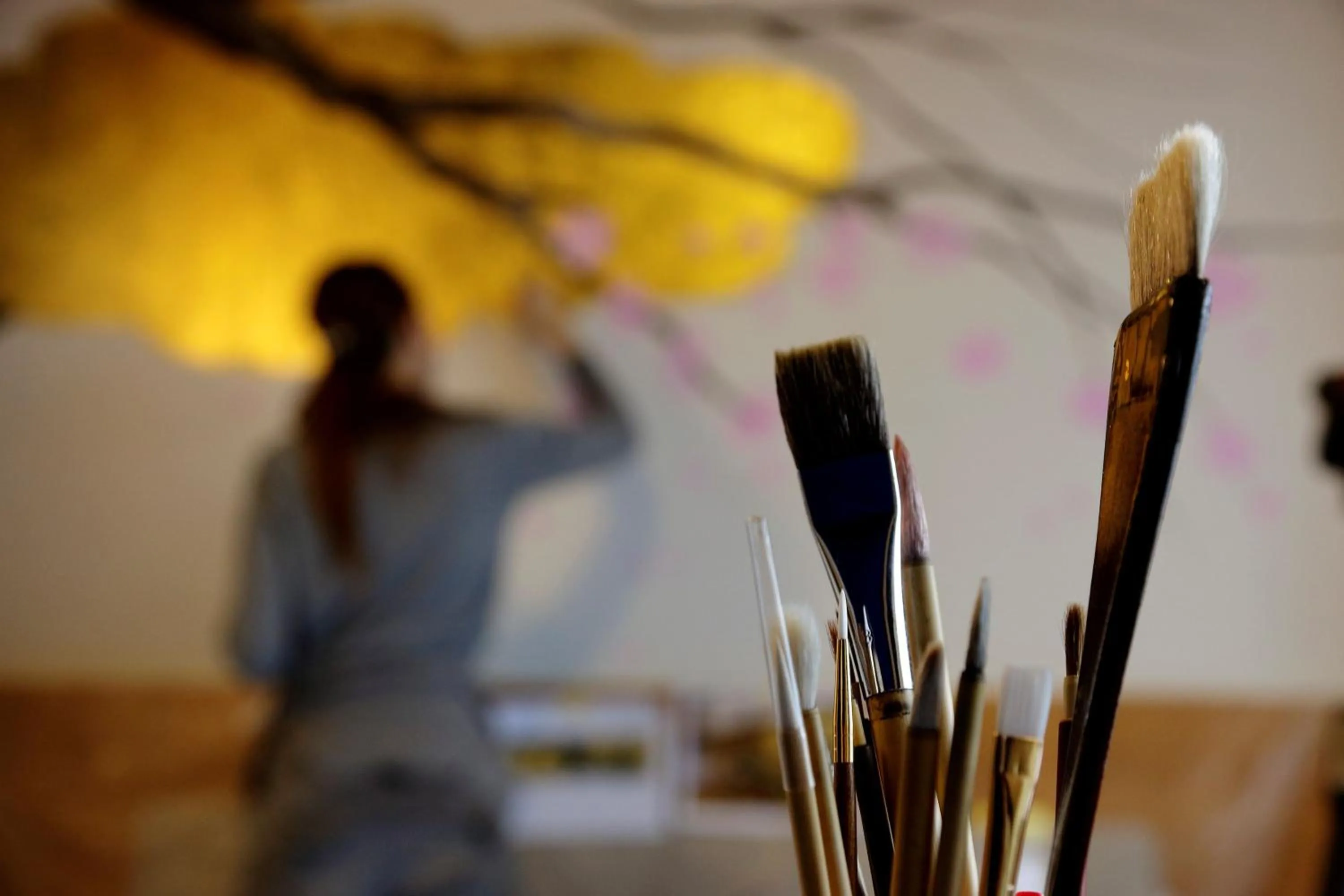 Decorative detail in Park Hotel Tokyo