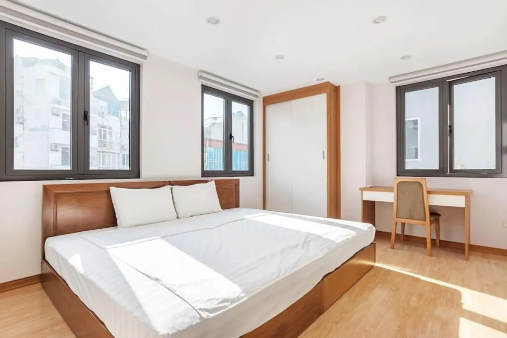 Seating area, Bed in An Nguyen Building