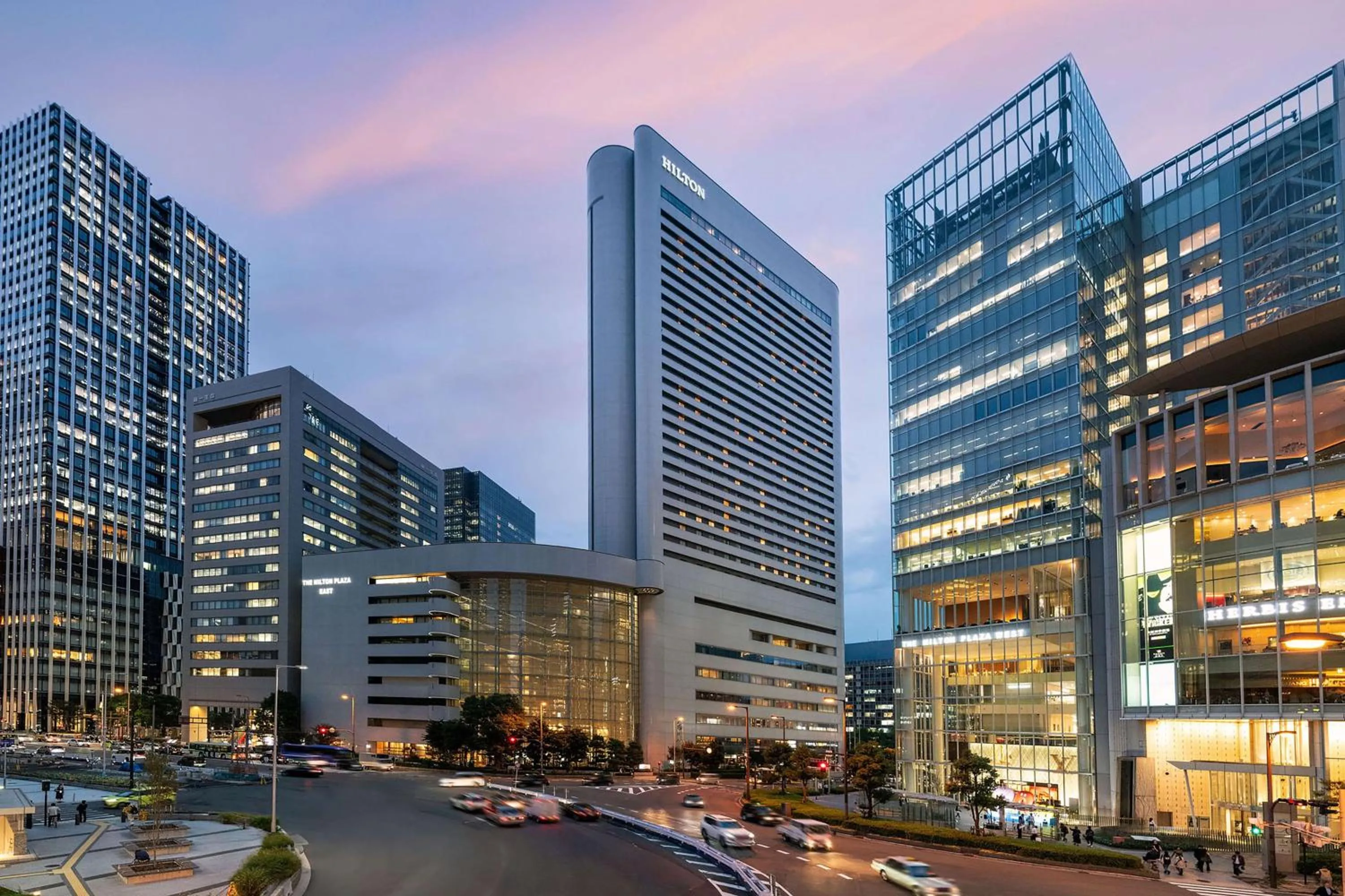 Property building in Hilton Osaka Hotel