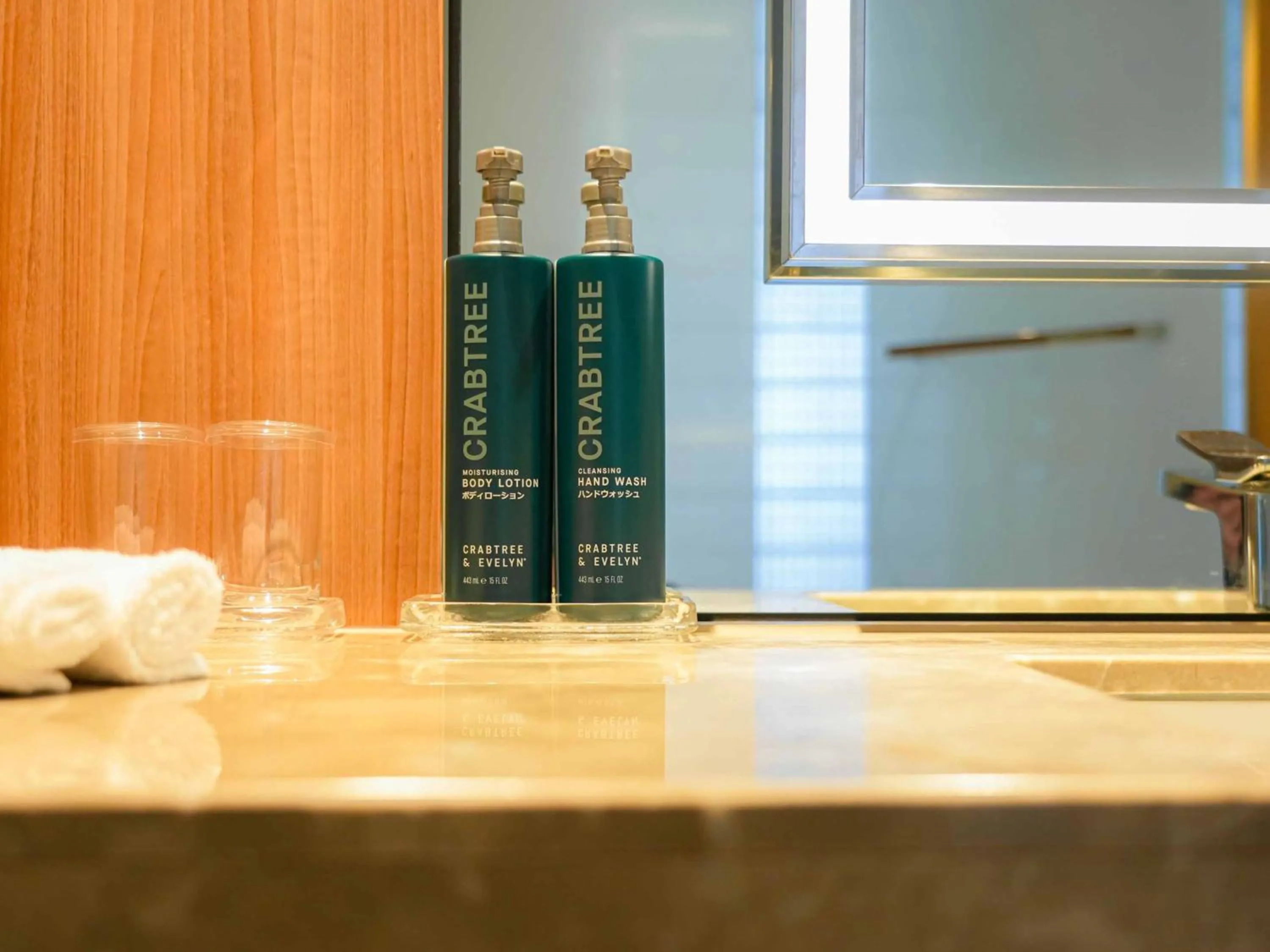 Bathroom in Hilton Osaka Hotel