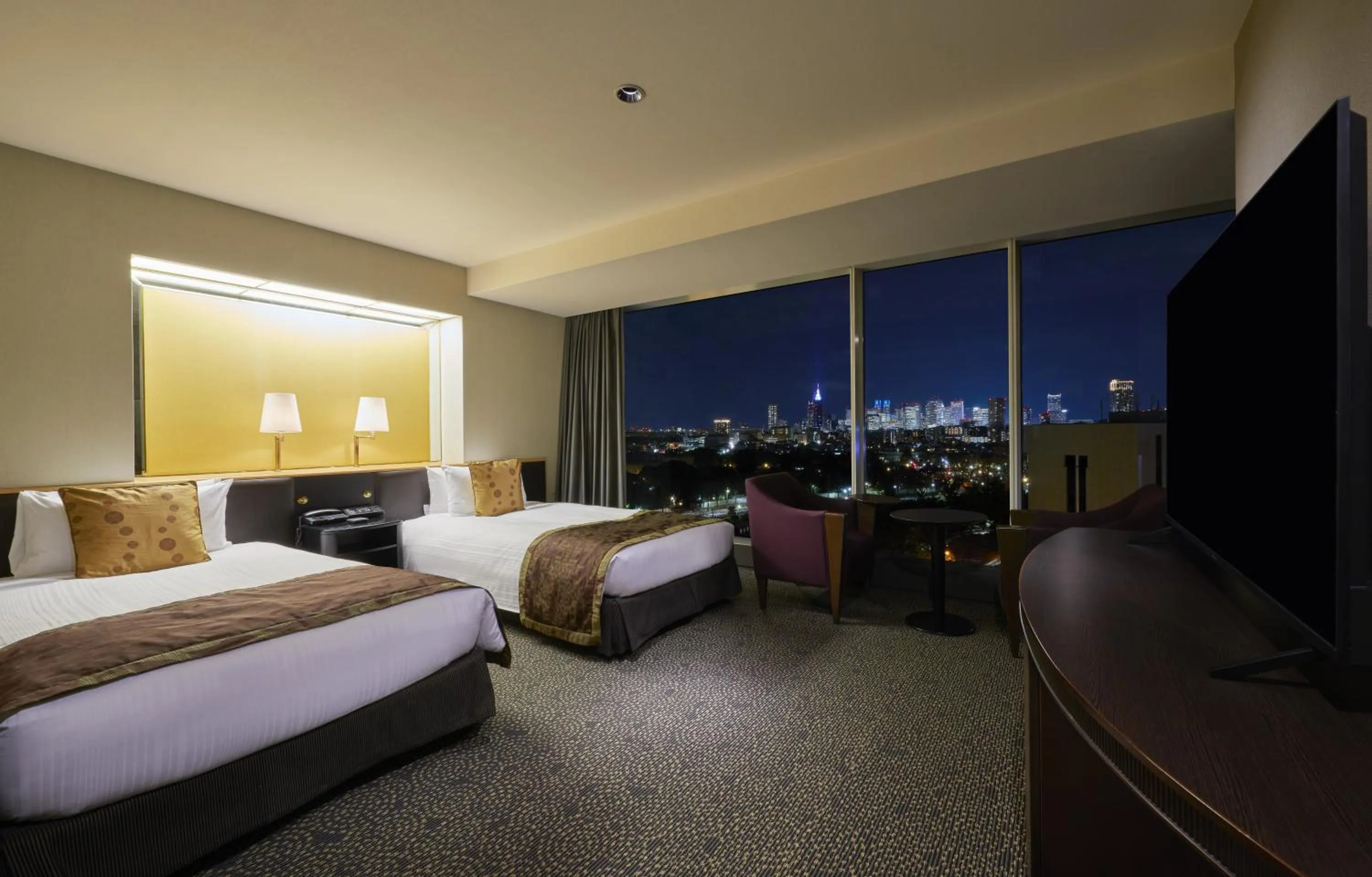 Bed in Hotel New Otani Tokyo The Main