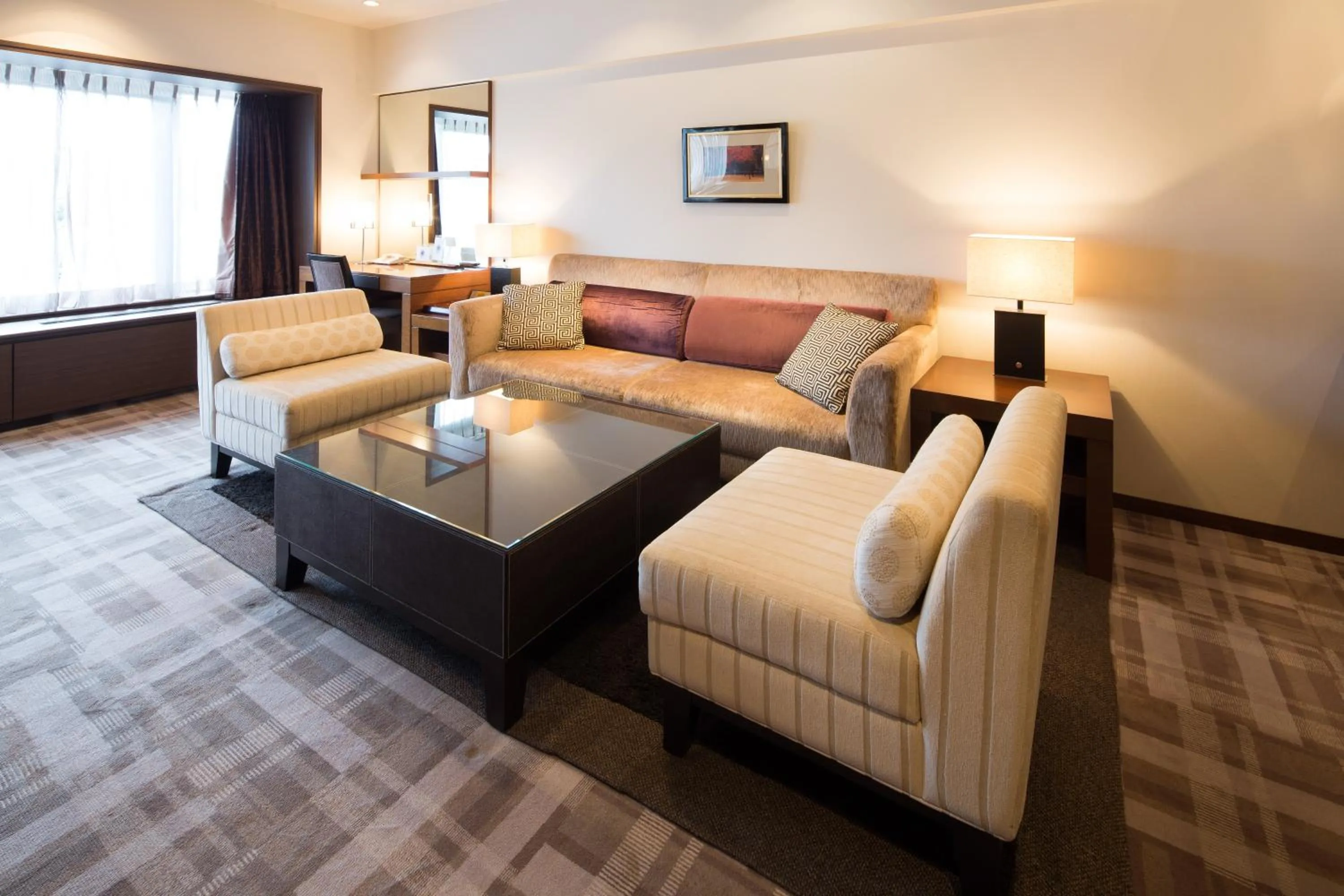 Living room in Kyoto Brighton Hotel