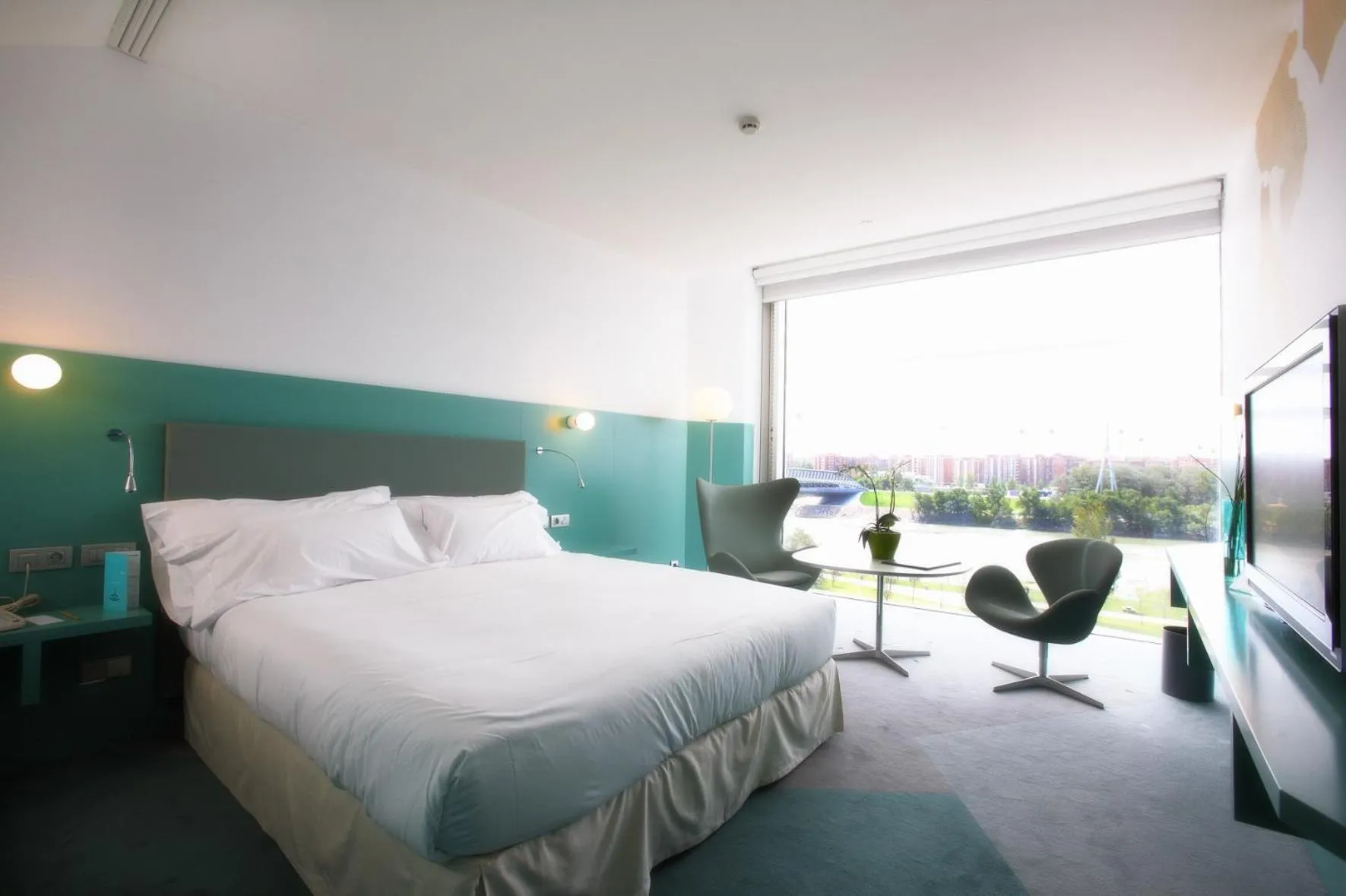 Bedroom, Bed in Hotel Hiberus