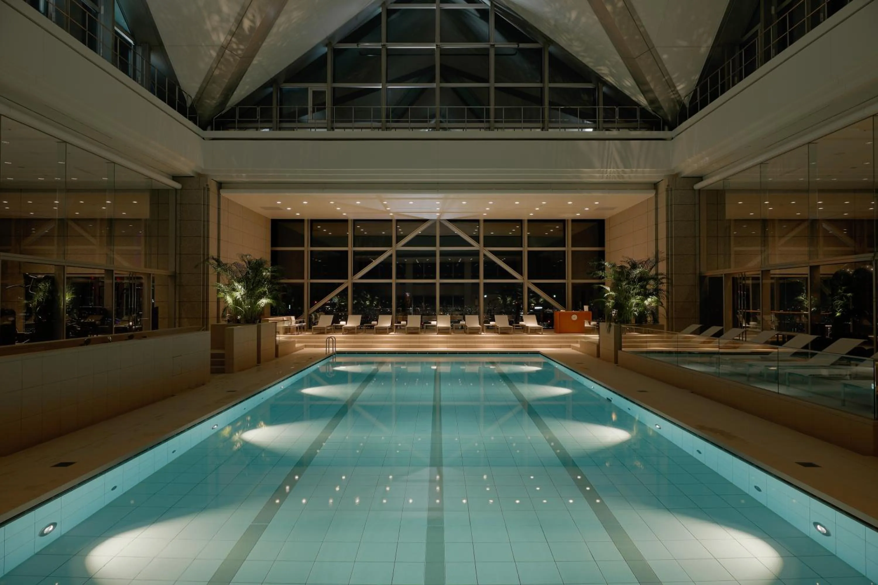 Pool view in Park Hyatt Tokyo