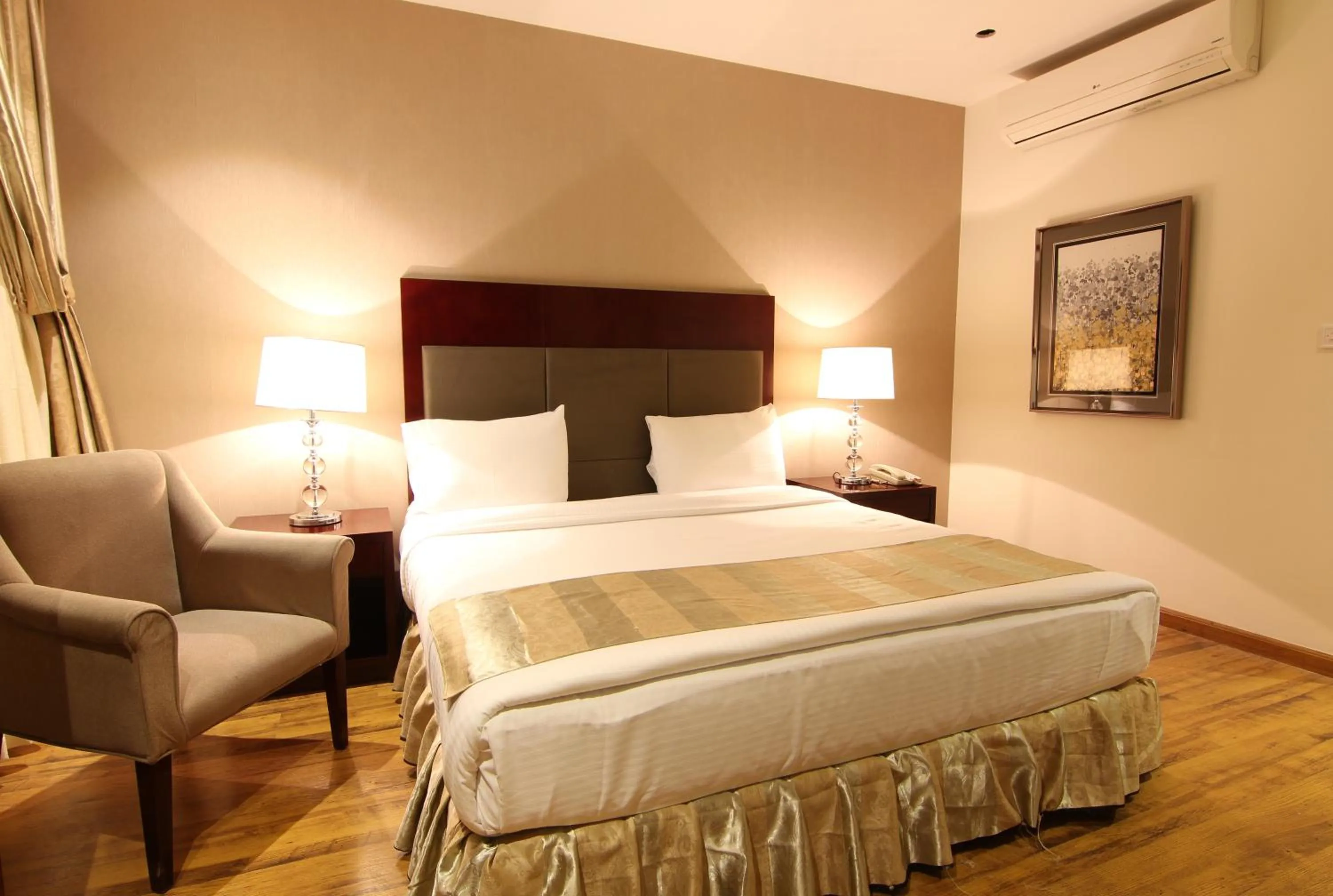 Bed in Aliah Towlan Palace