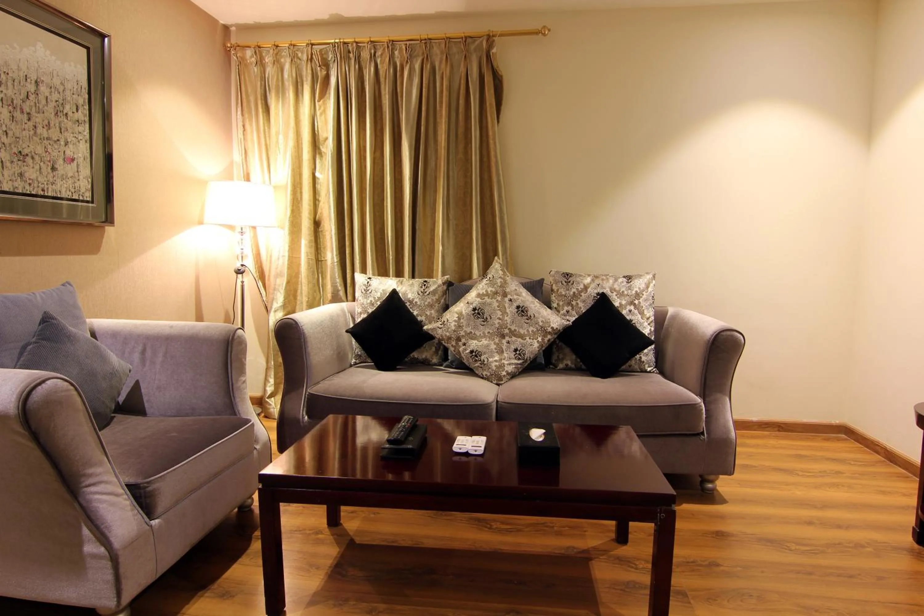 Seating area in Aliah Towlan Palace