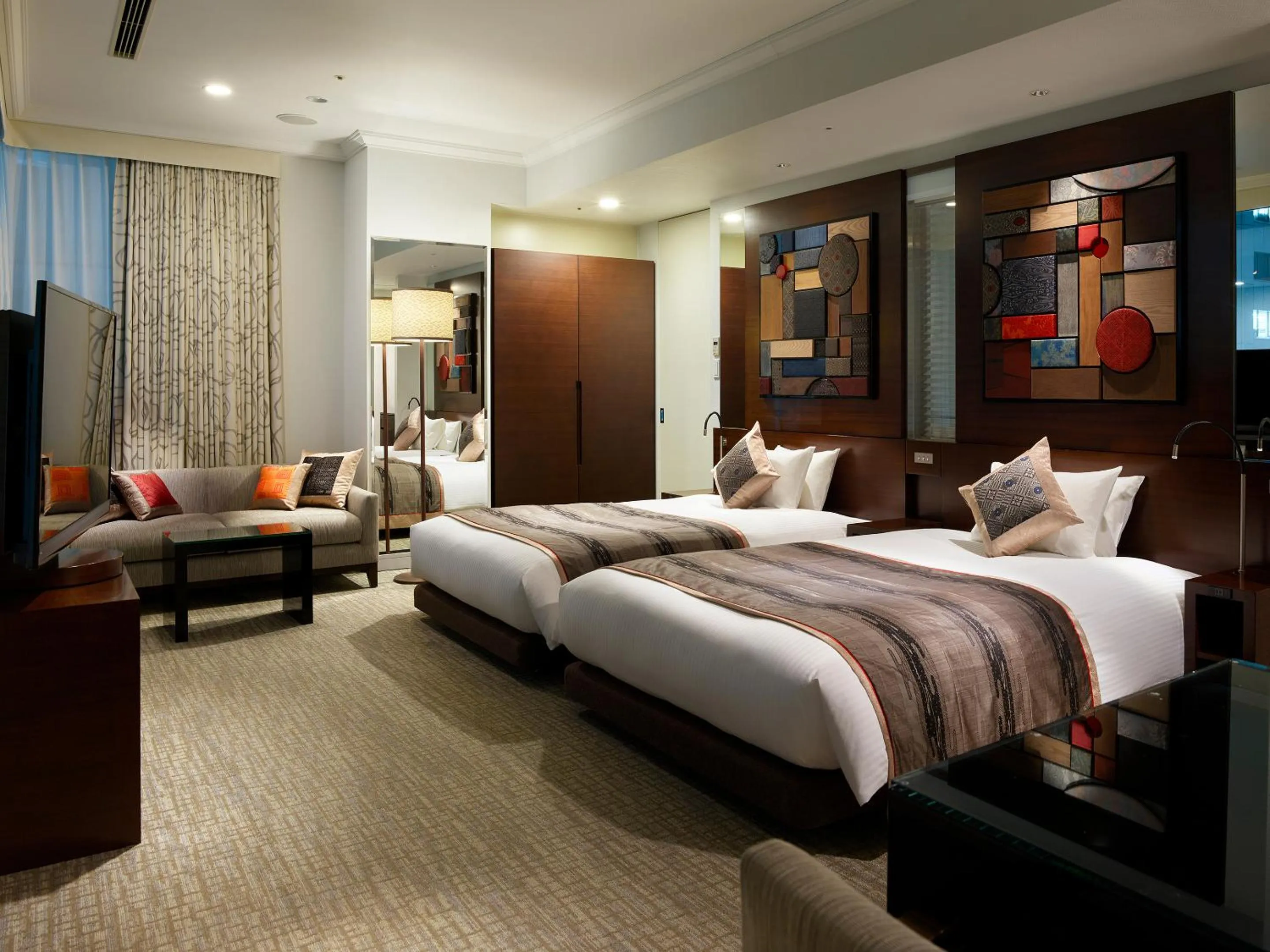 Bed in Hotel The Celestine Tokyo Shiba