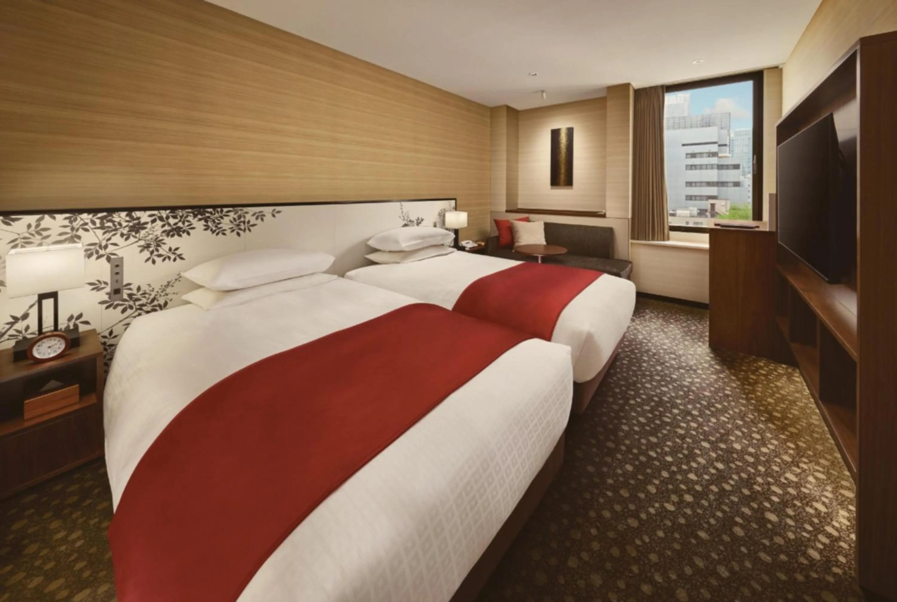 Bed in Shiba Park Hotel