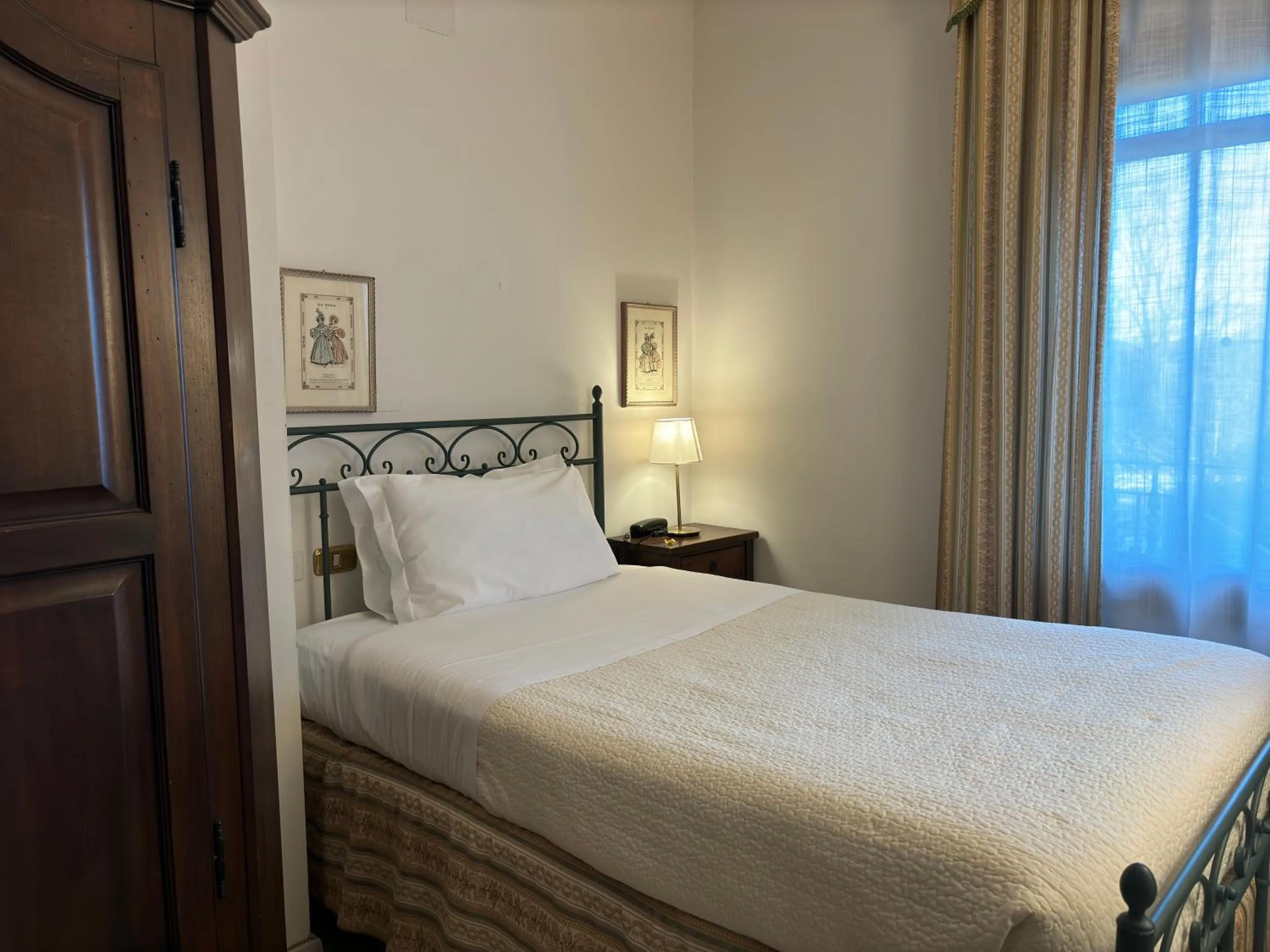 Bed in Hotel Villa Luppis