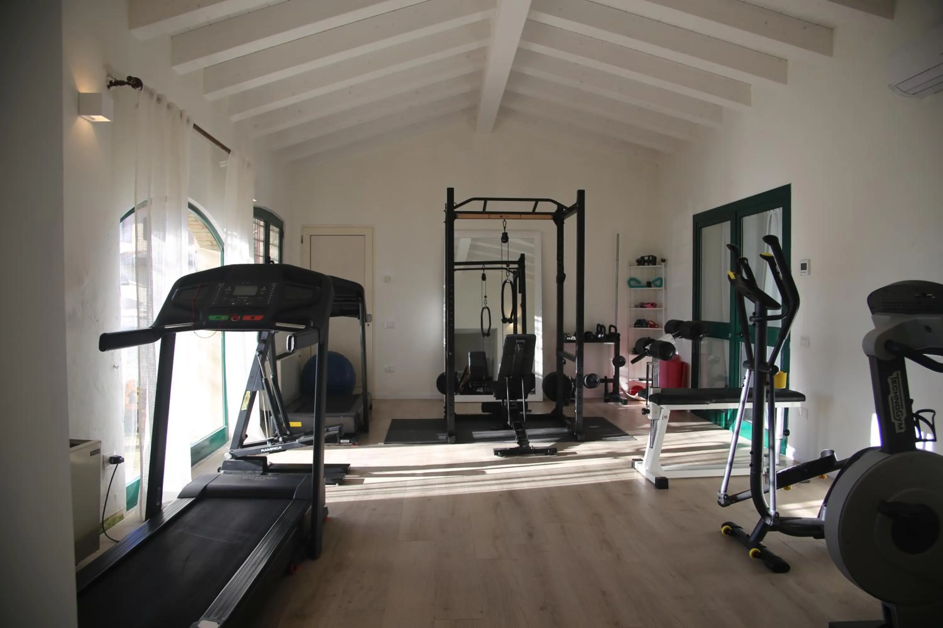 Fitness centre/facilities in Hotel Villa Luppis