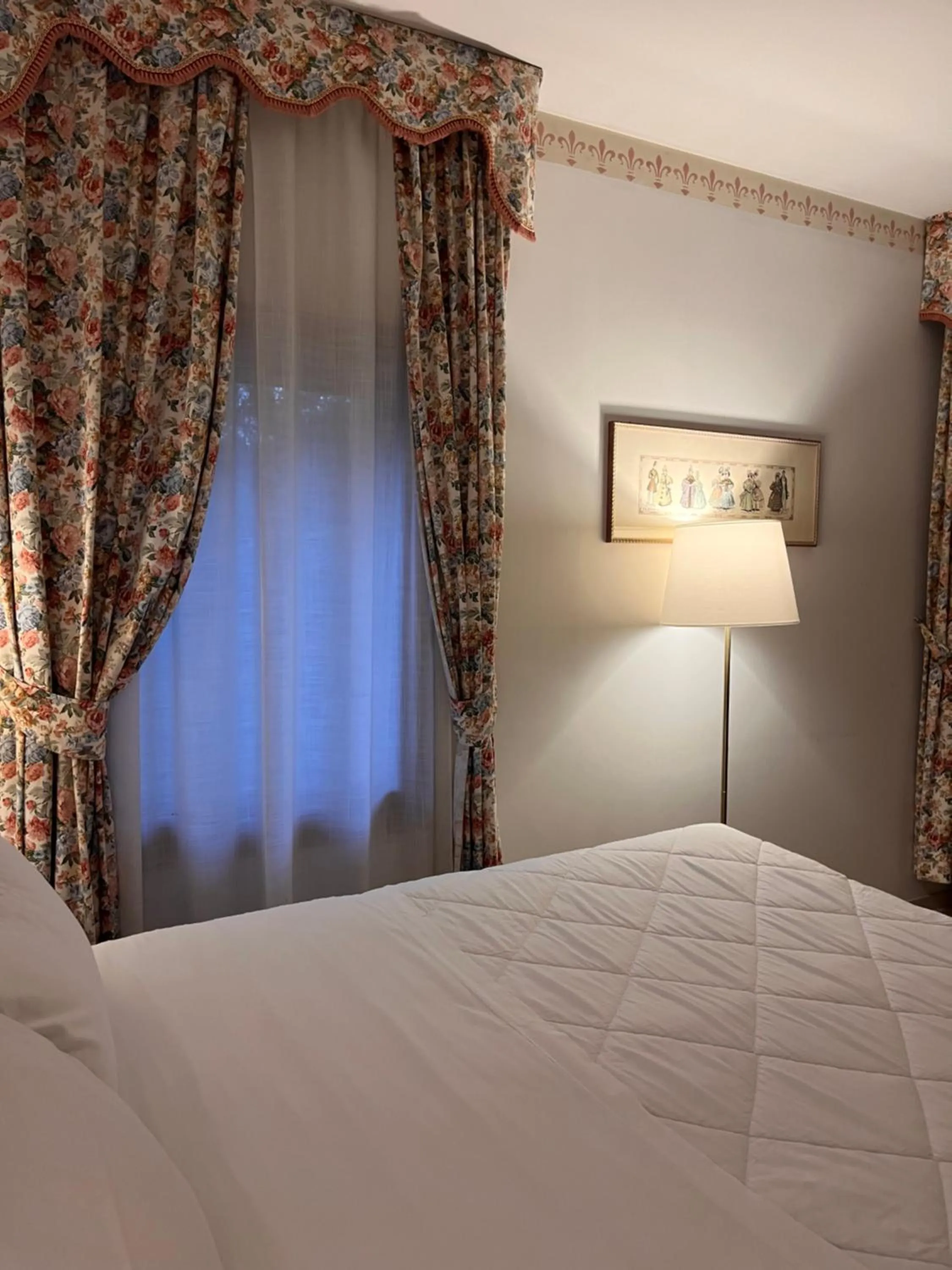 Bed in Hotel Villa Luppis