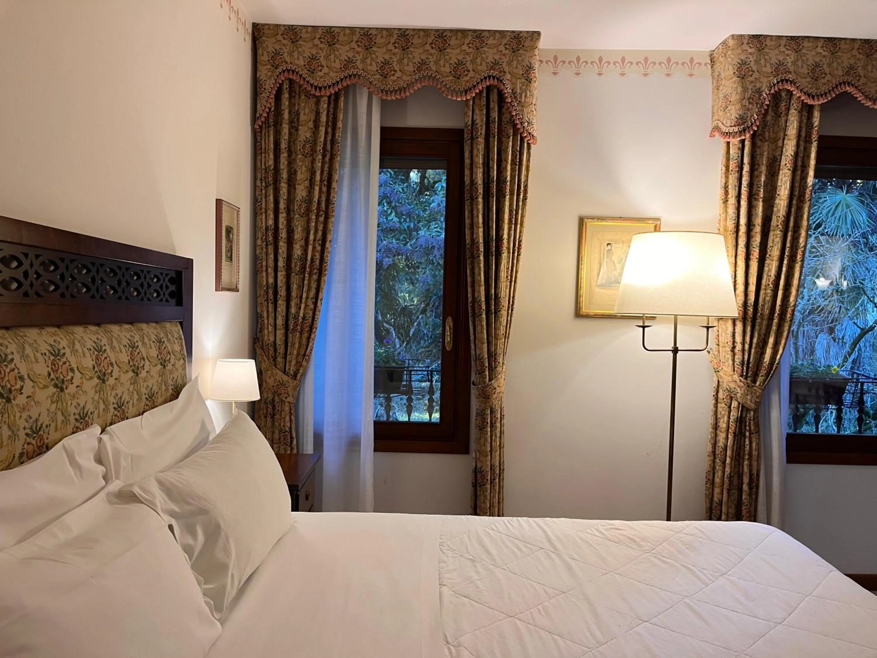 Bed in Hotel Villa Luppis