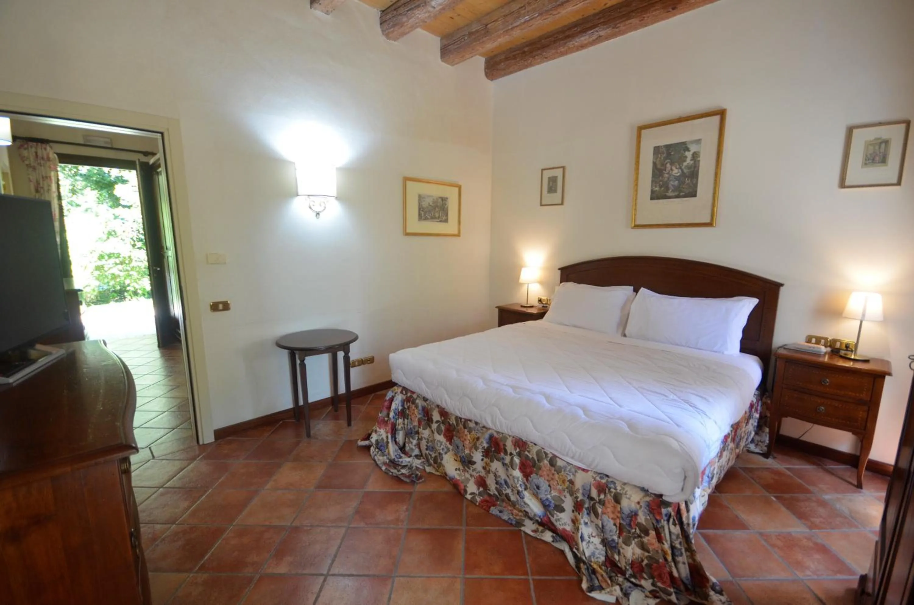 Bed in Hotel Villa Luppis