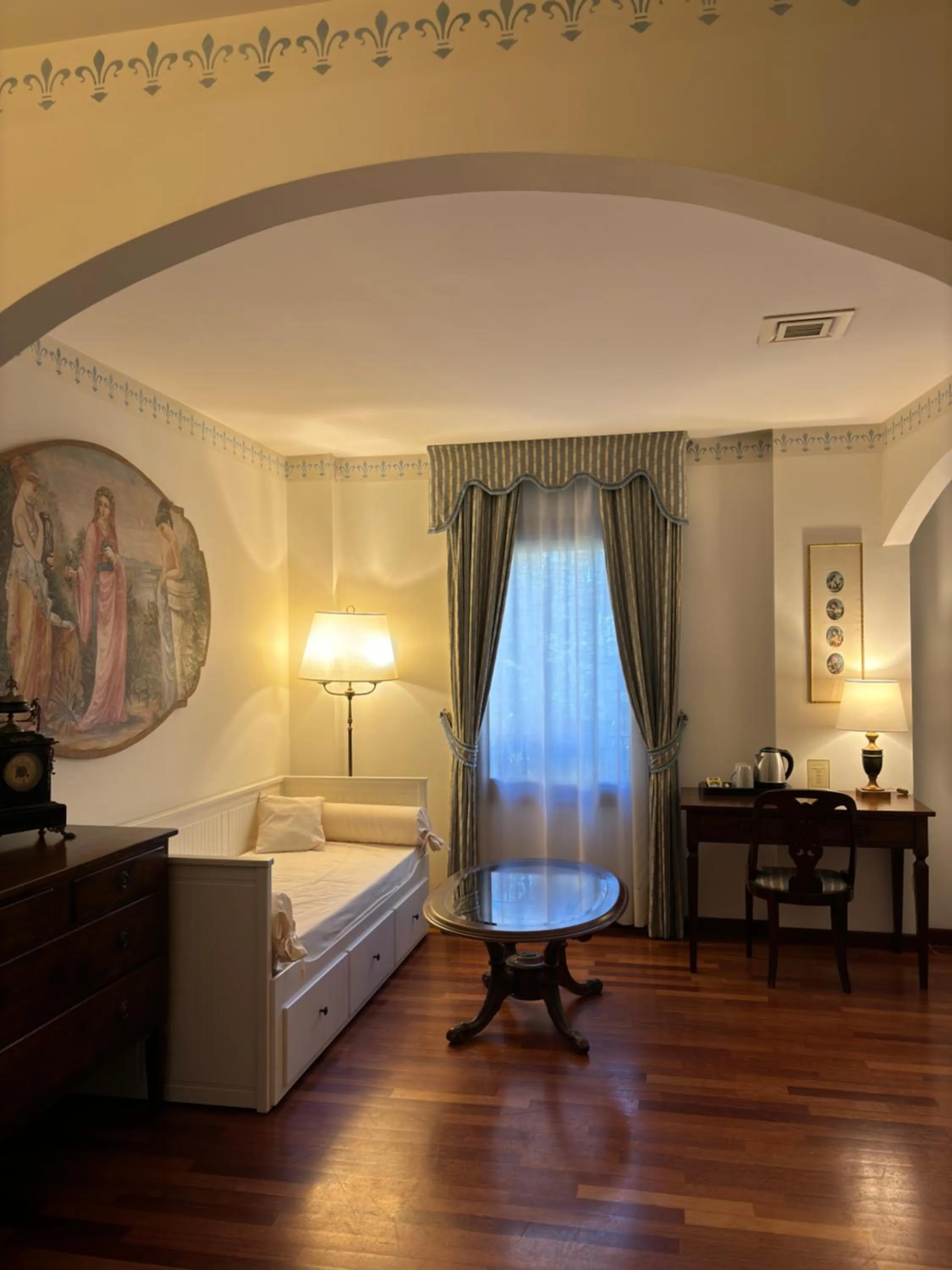 Bed in Hotel Villa Luppis