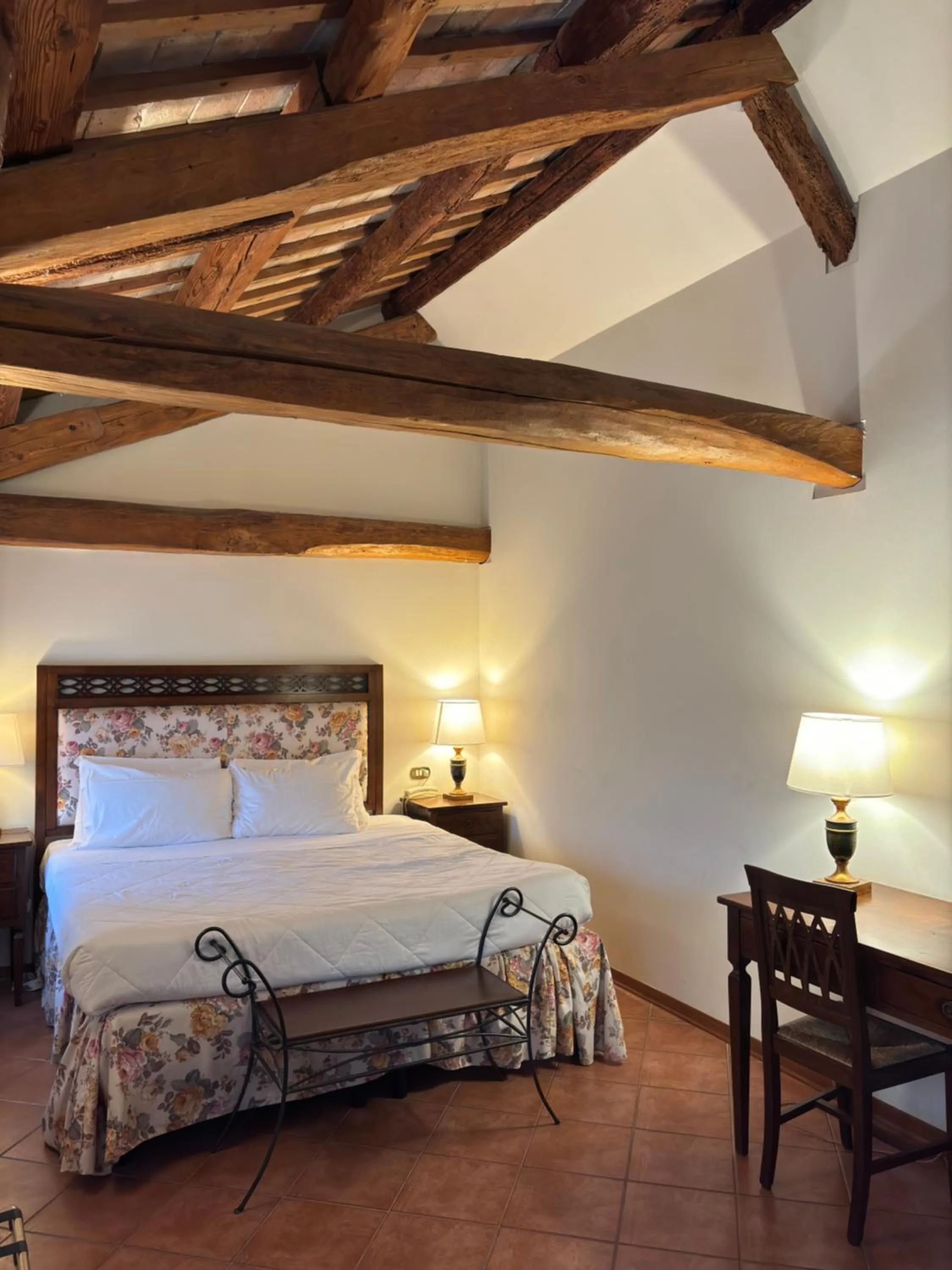 Bed in Hotel Villa Luppis