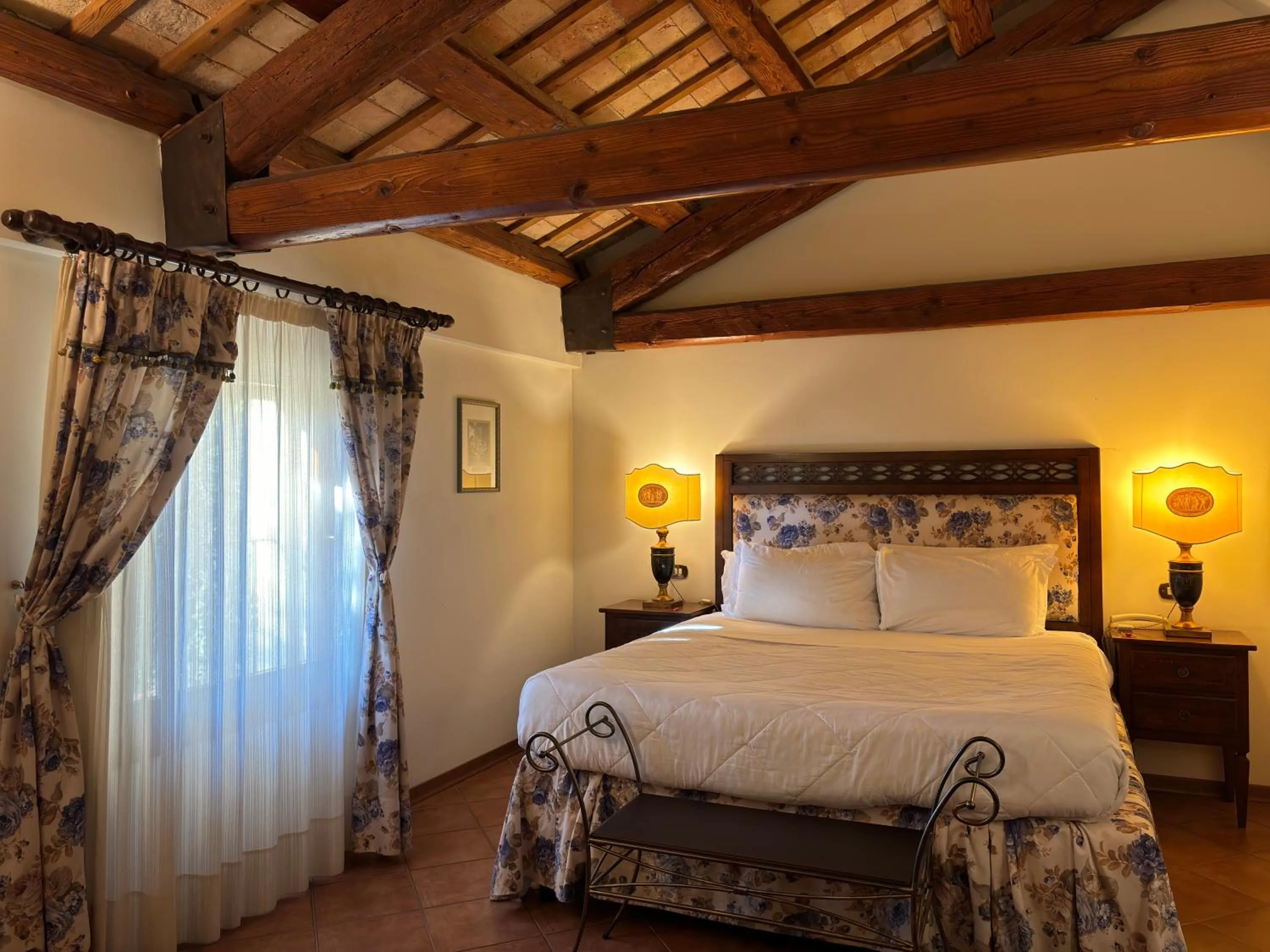 Bed in Hotel Villa Luppis