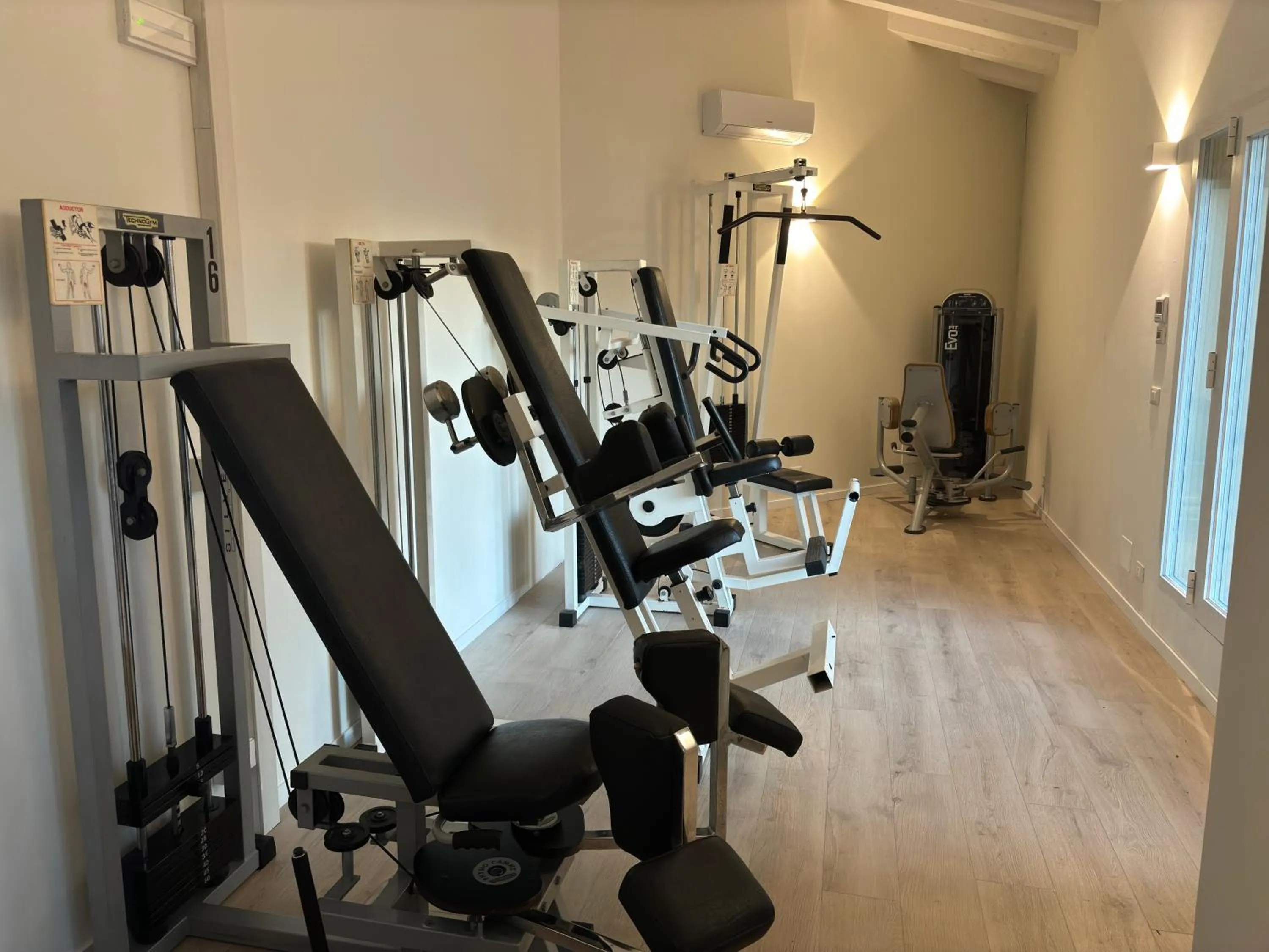 Fitness centre/facilities in Hotel Villa Luppis