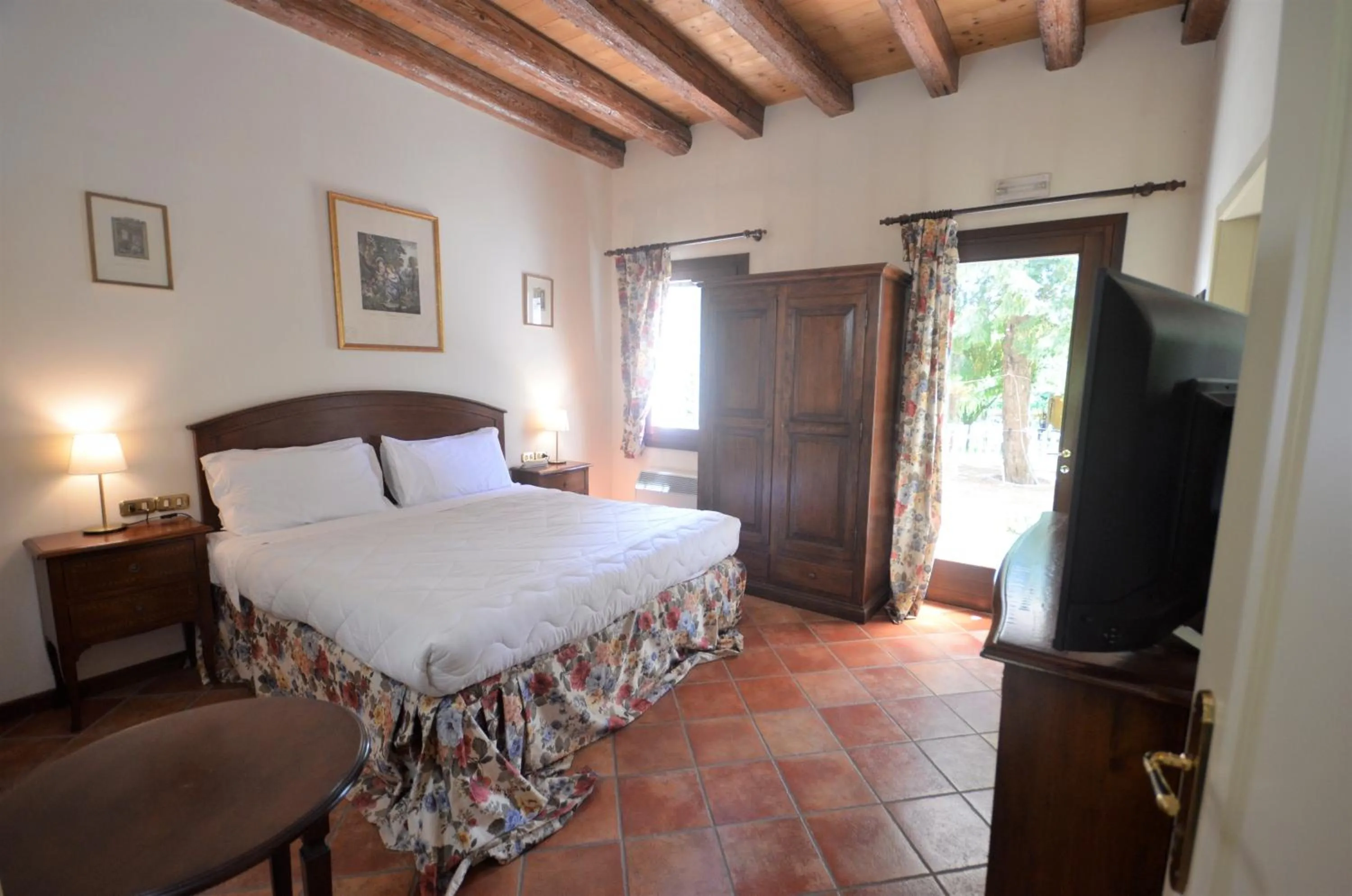 Bed in Hotel Villa Luppis