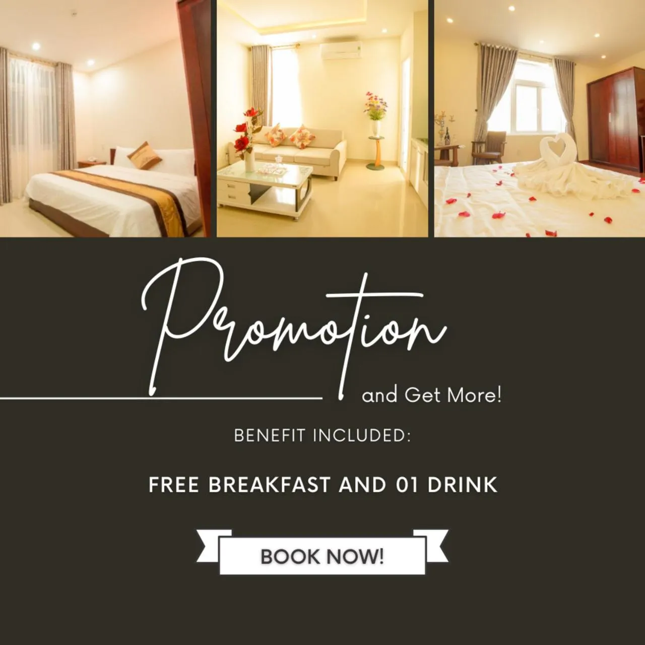 Breakfast, Bed in Green Garden Residence Hotel