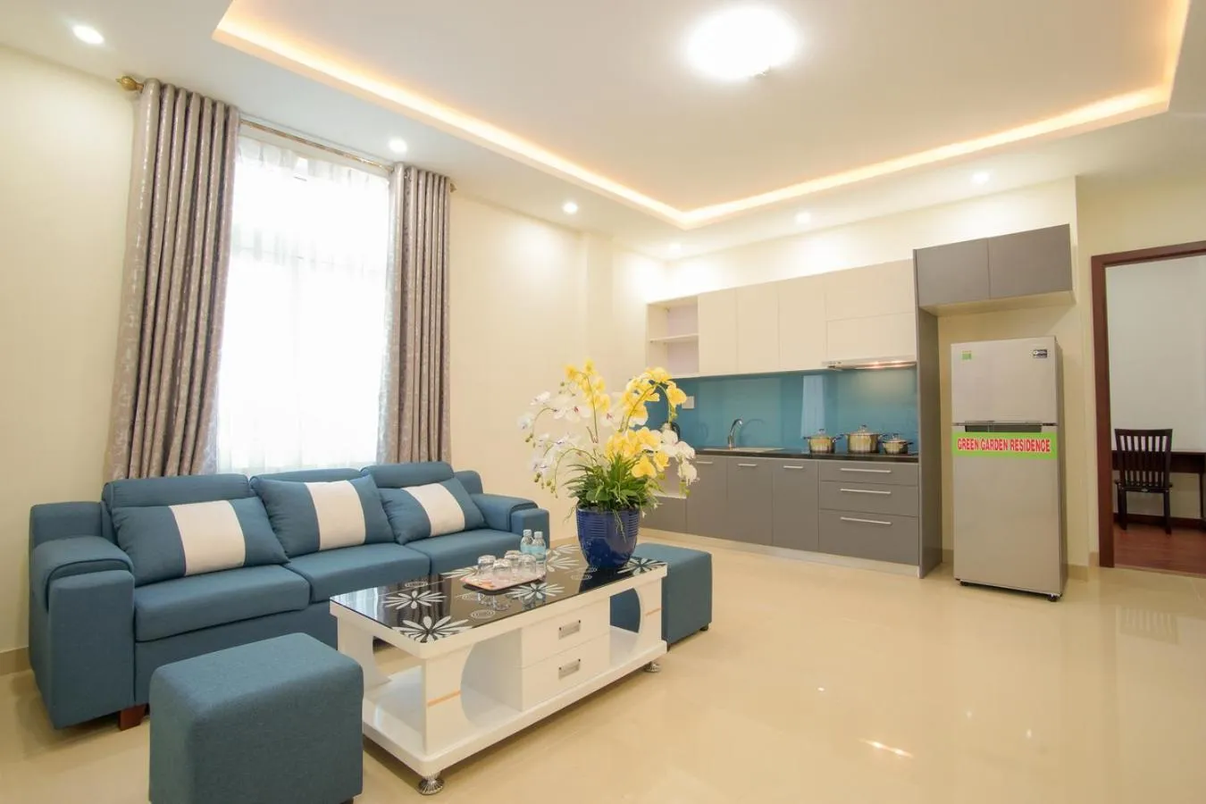 Living room in Green Garden Residence Hotel