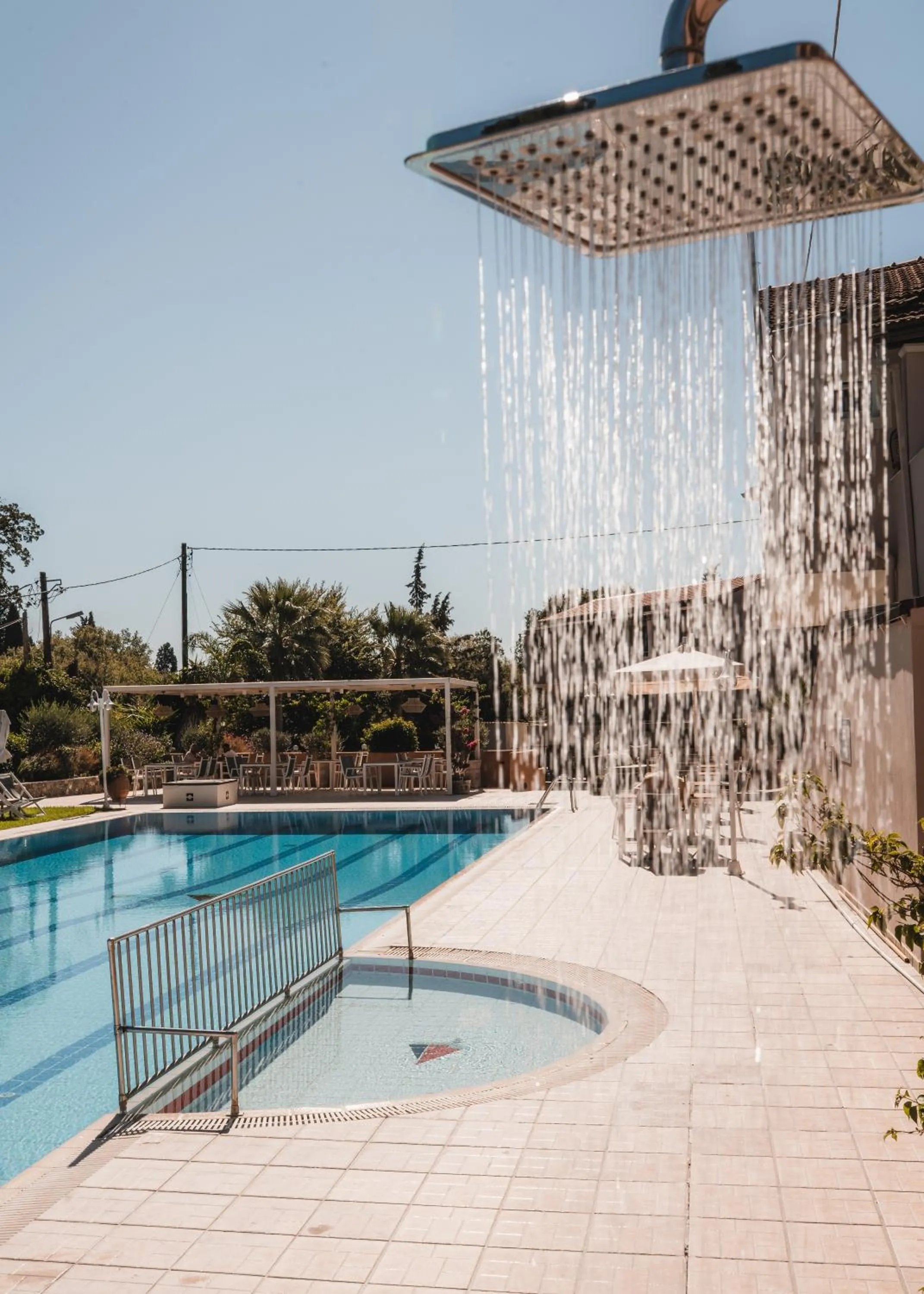 Swimming pool in Dominoes Corfu