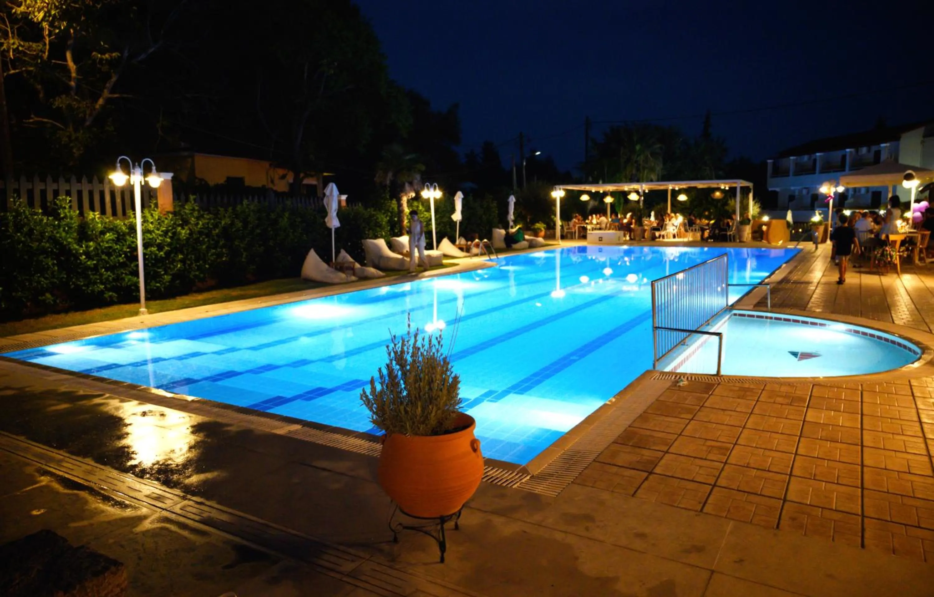 Swimming pool in Dominoes Corfu