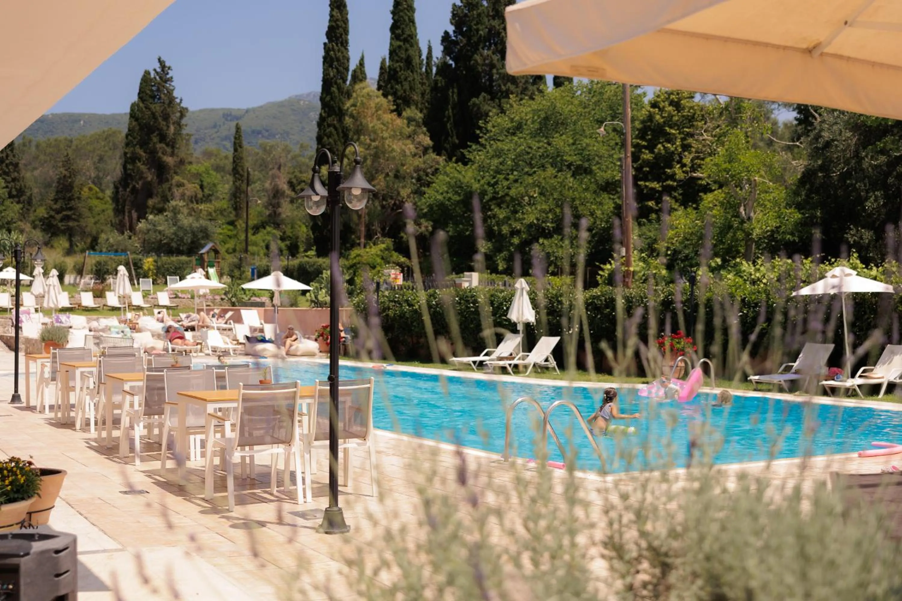 Natural landscape in Dominoes Corfu