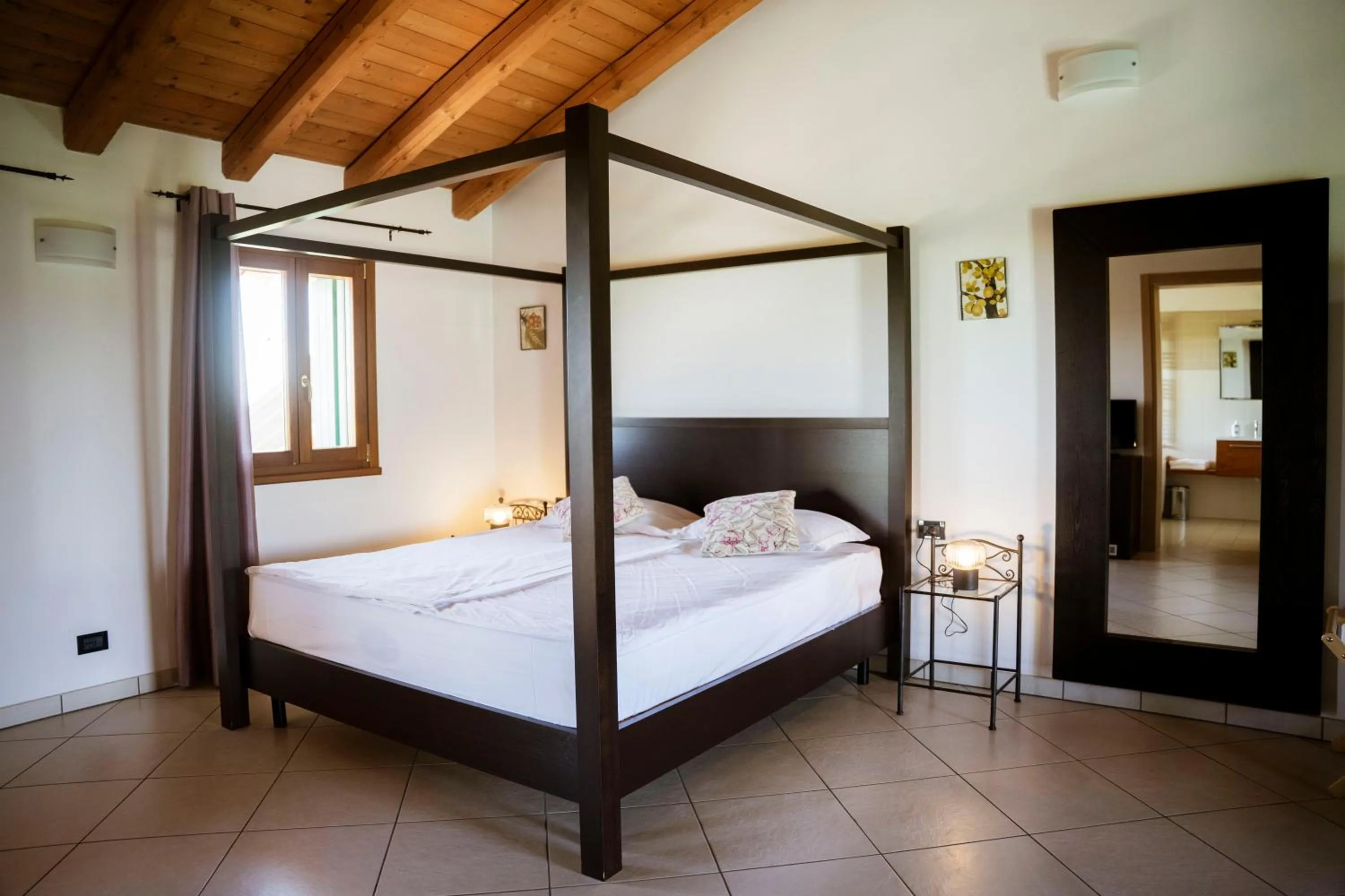 Bed in Tenuta Aganis