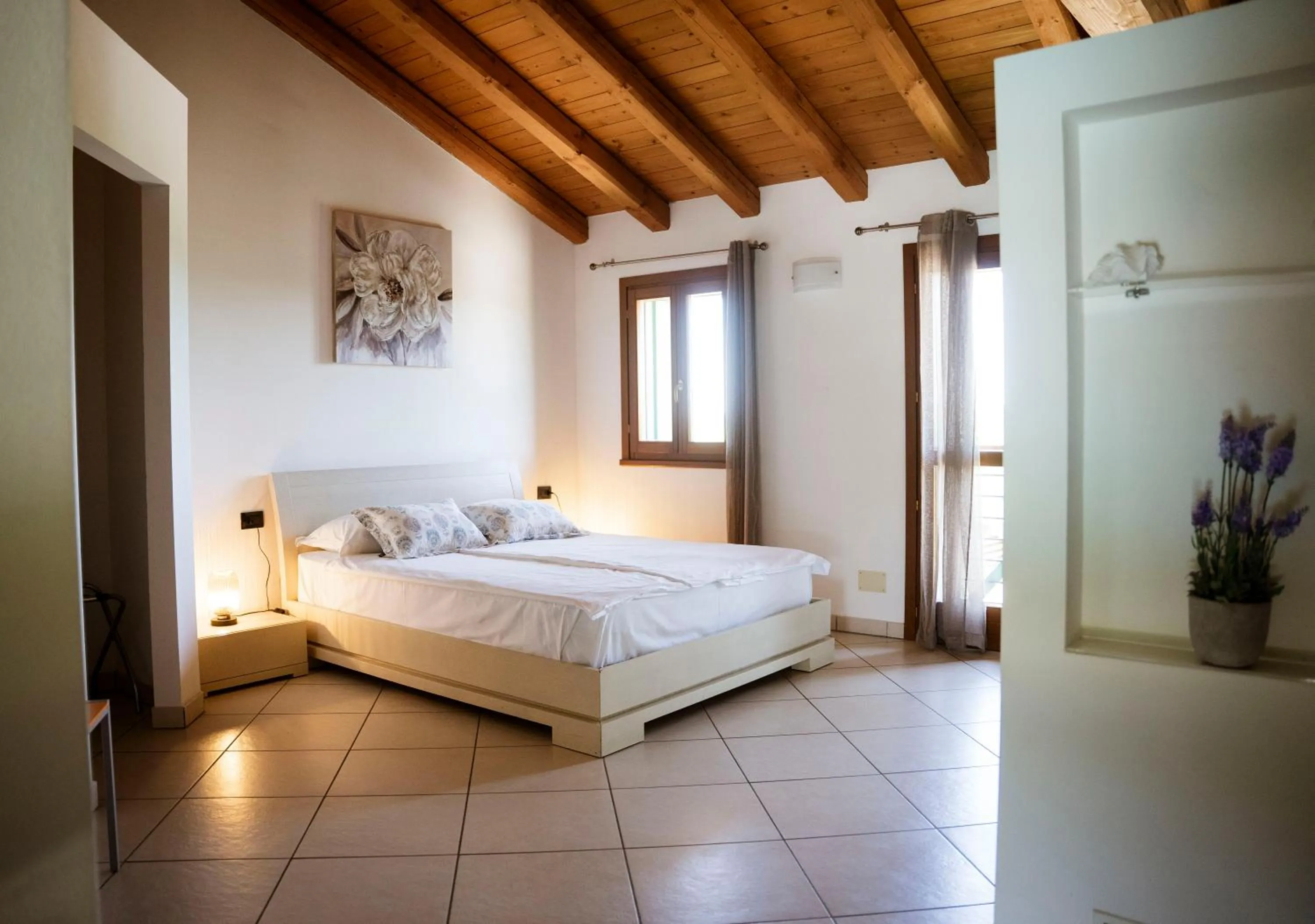 Bed in Tenuta Aganis