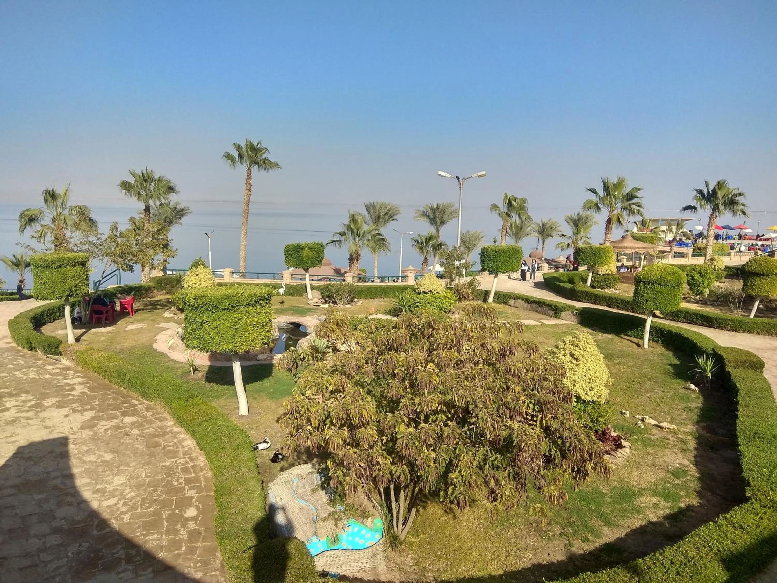 Garden view in Fayoum Hotel