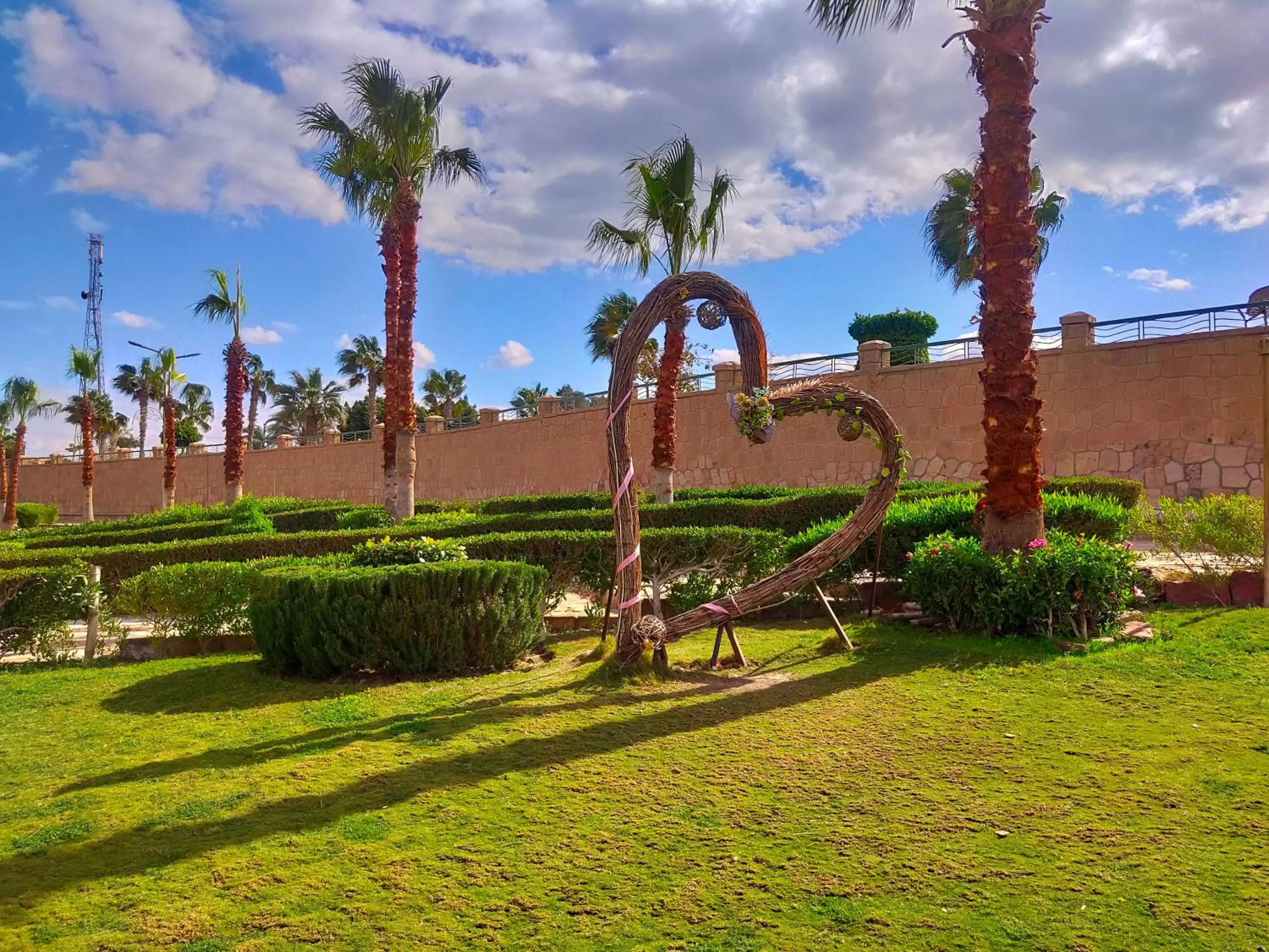 Garden in Fayoum Hotel