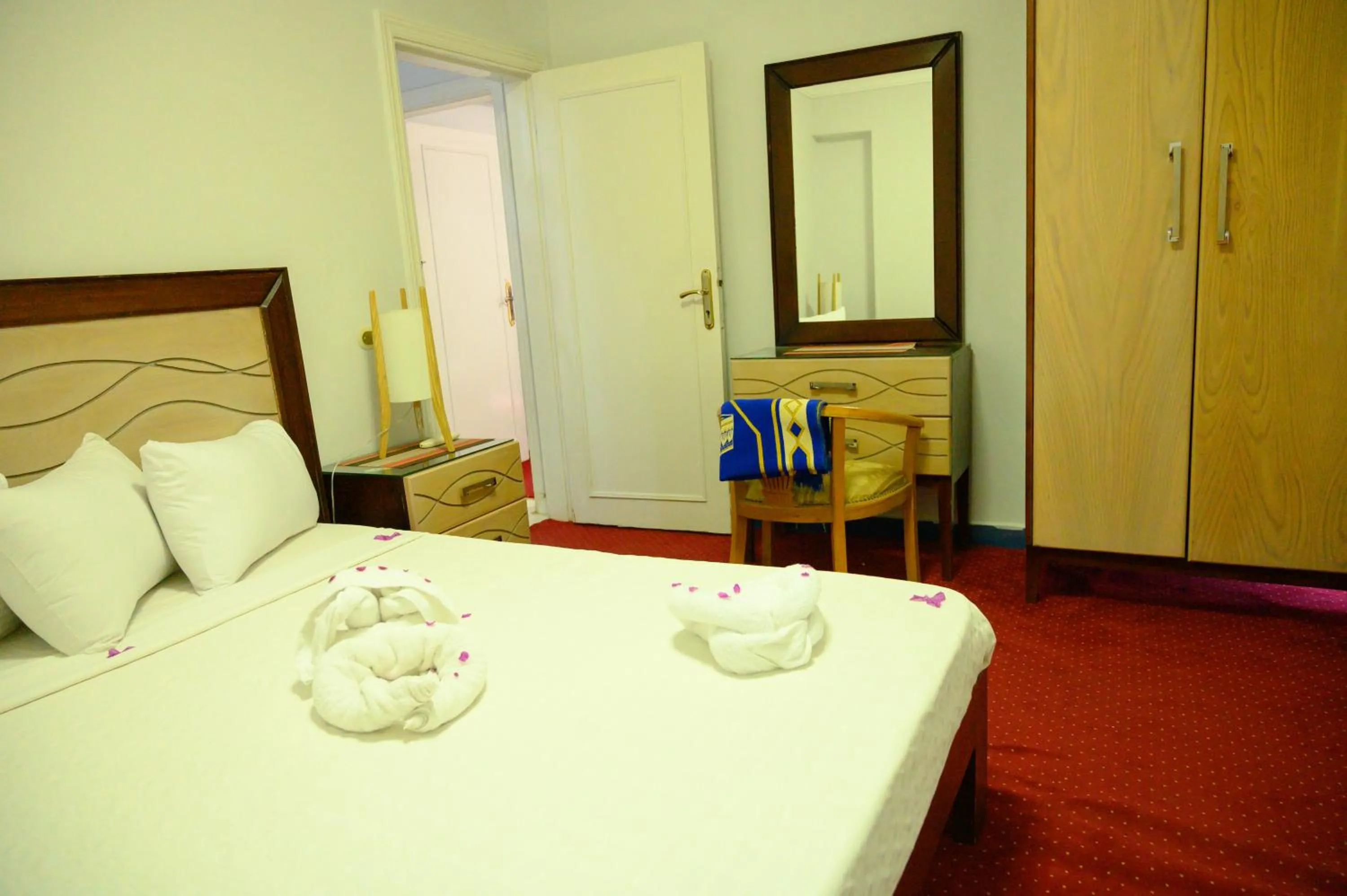 Bed in Fayoum Hotel