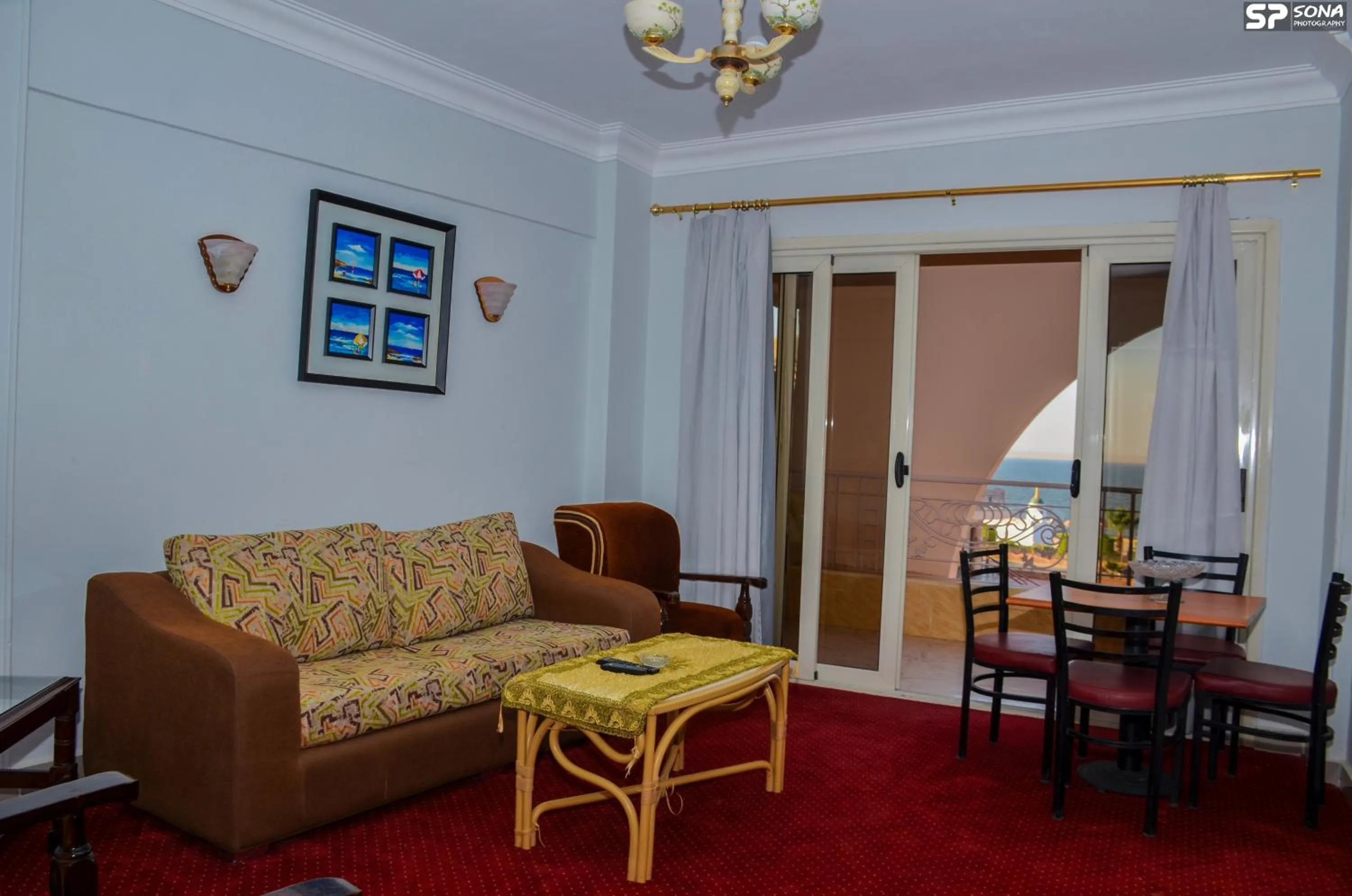 Seating area in Fayoum Hotel