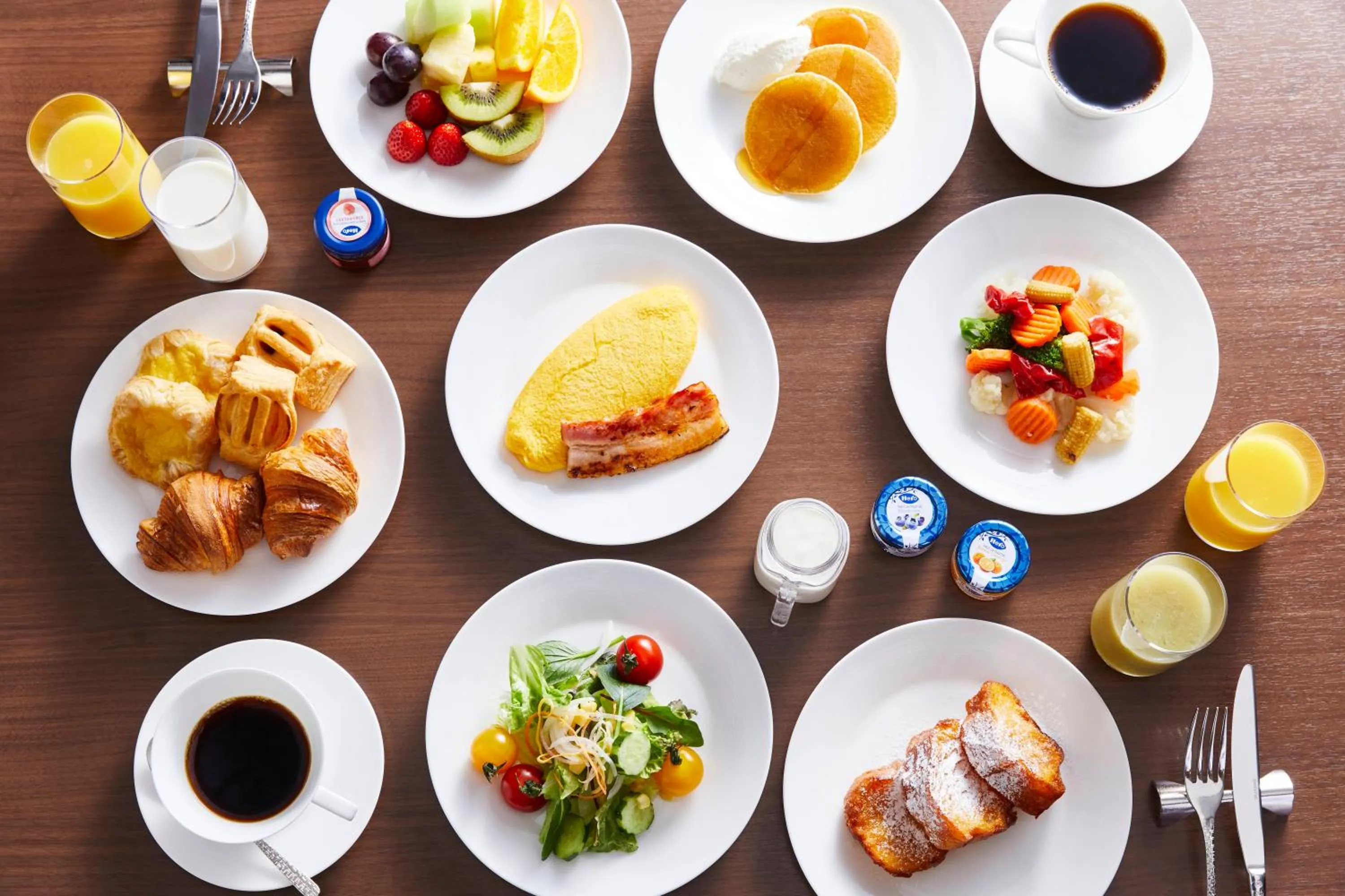 Breakfast in Keio Plaza Hotel Tokyo
