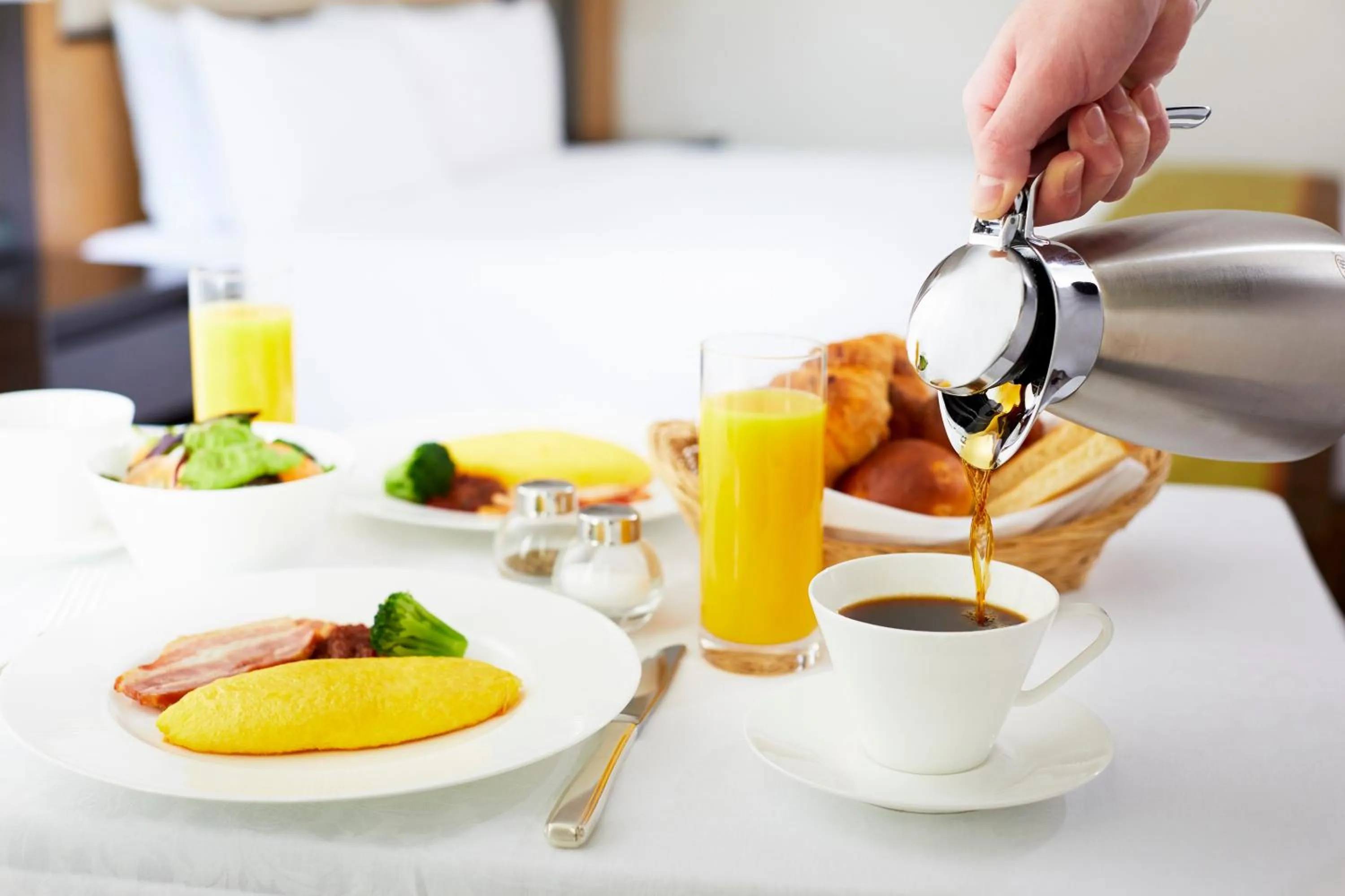 Breakfast in Keio Plaza Hotel Tokyo