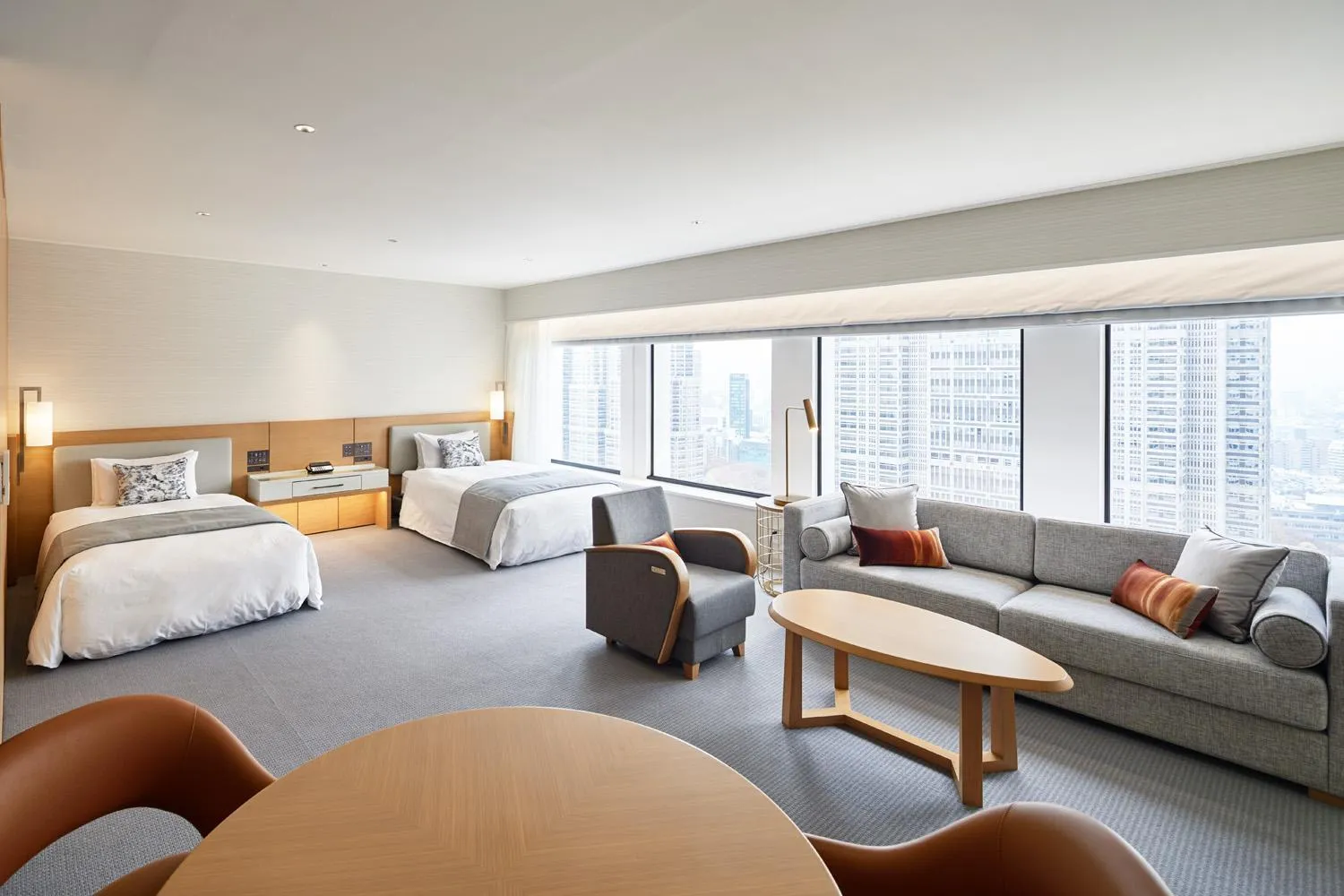 Junior Suite Twin Room - single occupancy - Non-Smoking - Universal Design in Keio Plaza Hotel Tokyo